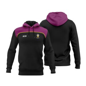 Hoodie – Black & Purple | Banstead CC (ECS)