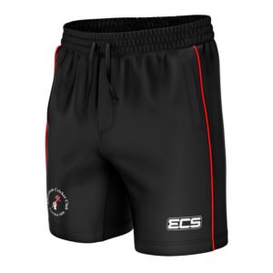 Training Short – Black & Red Piping | Amersham CC (ECS)