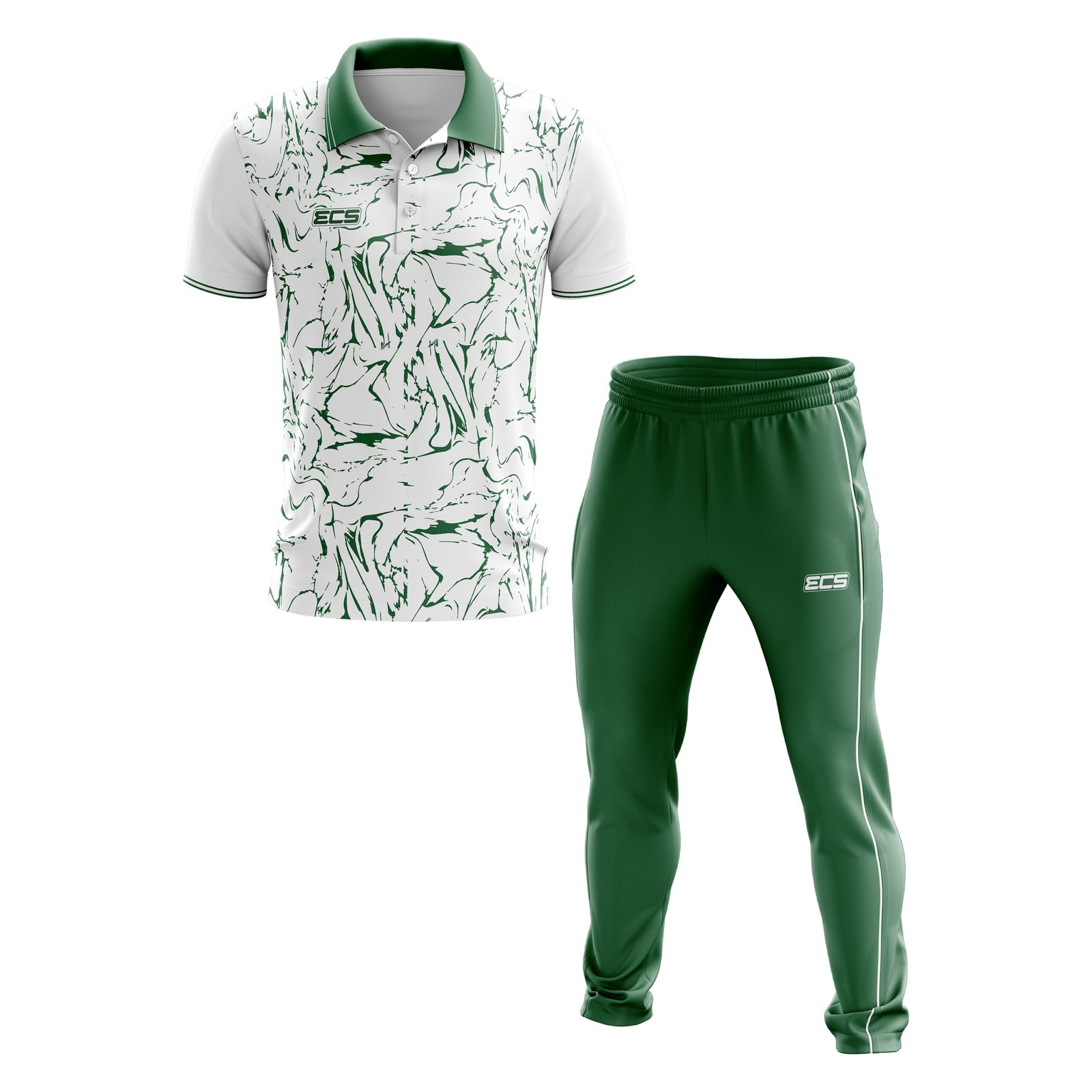 MATCH KIT – DARK GREEN & WHITE | ECS