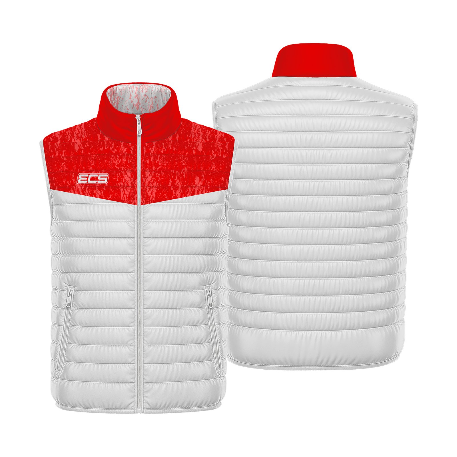 ECS Gilet Jacket – AeroStrike (Range 1) - C3 | Semi‑Sublimated Teamwear