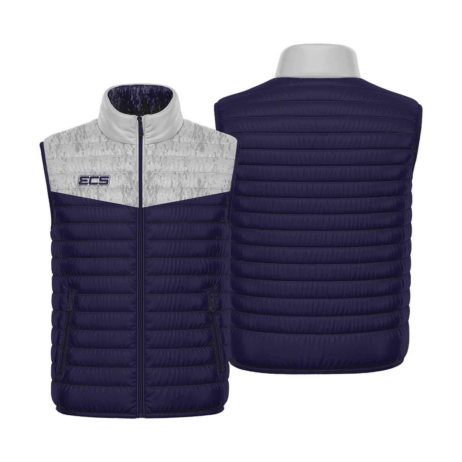 ECS Gilet Jacket – AeroStrike (Range 1) - C6 | Semi‑Sublimated Teamwear