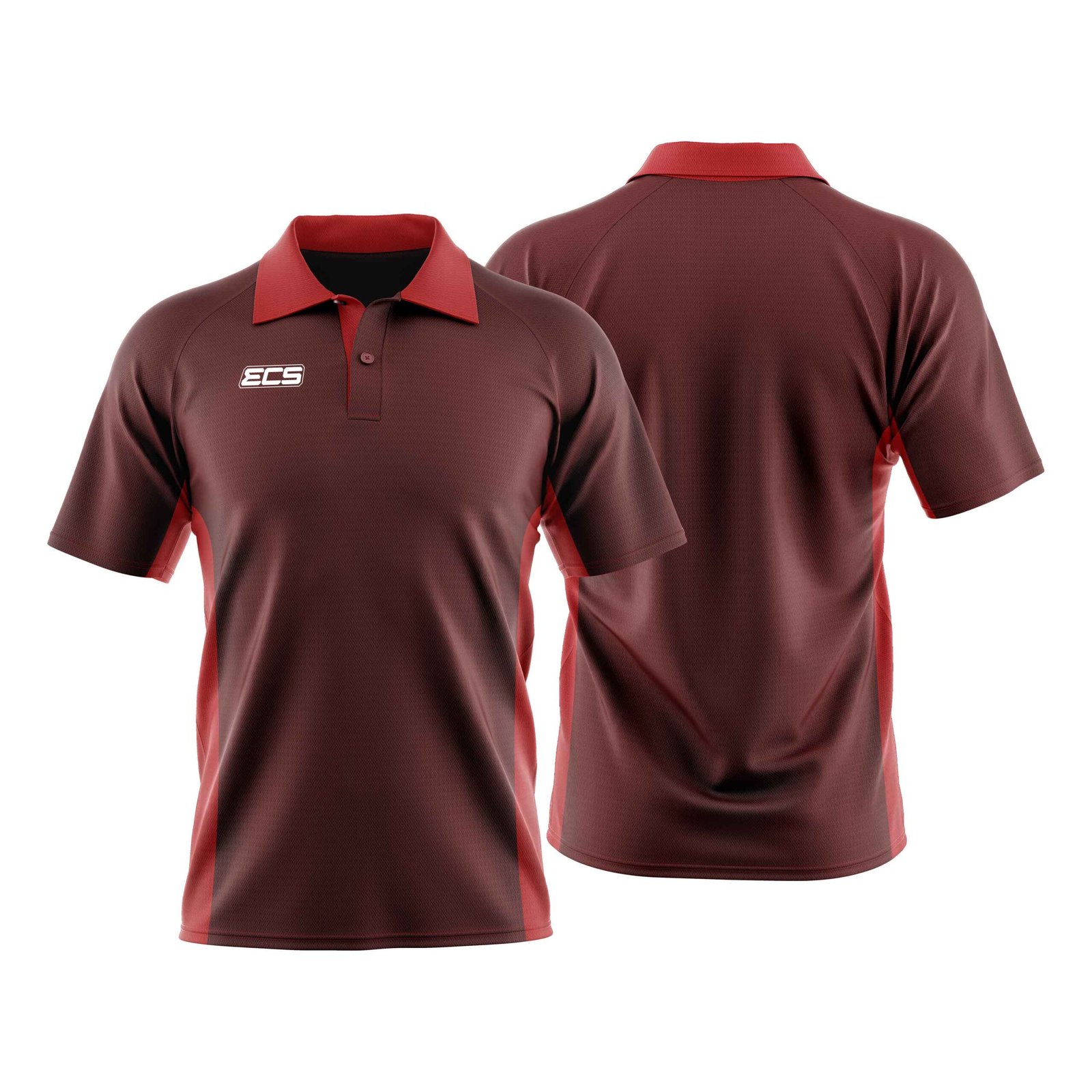 ECS Training Polo – Core (Range 1) – C8 | Semi‑Sublimated Practice Top