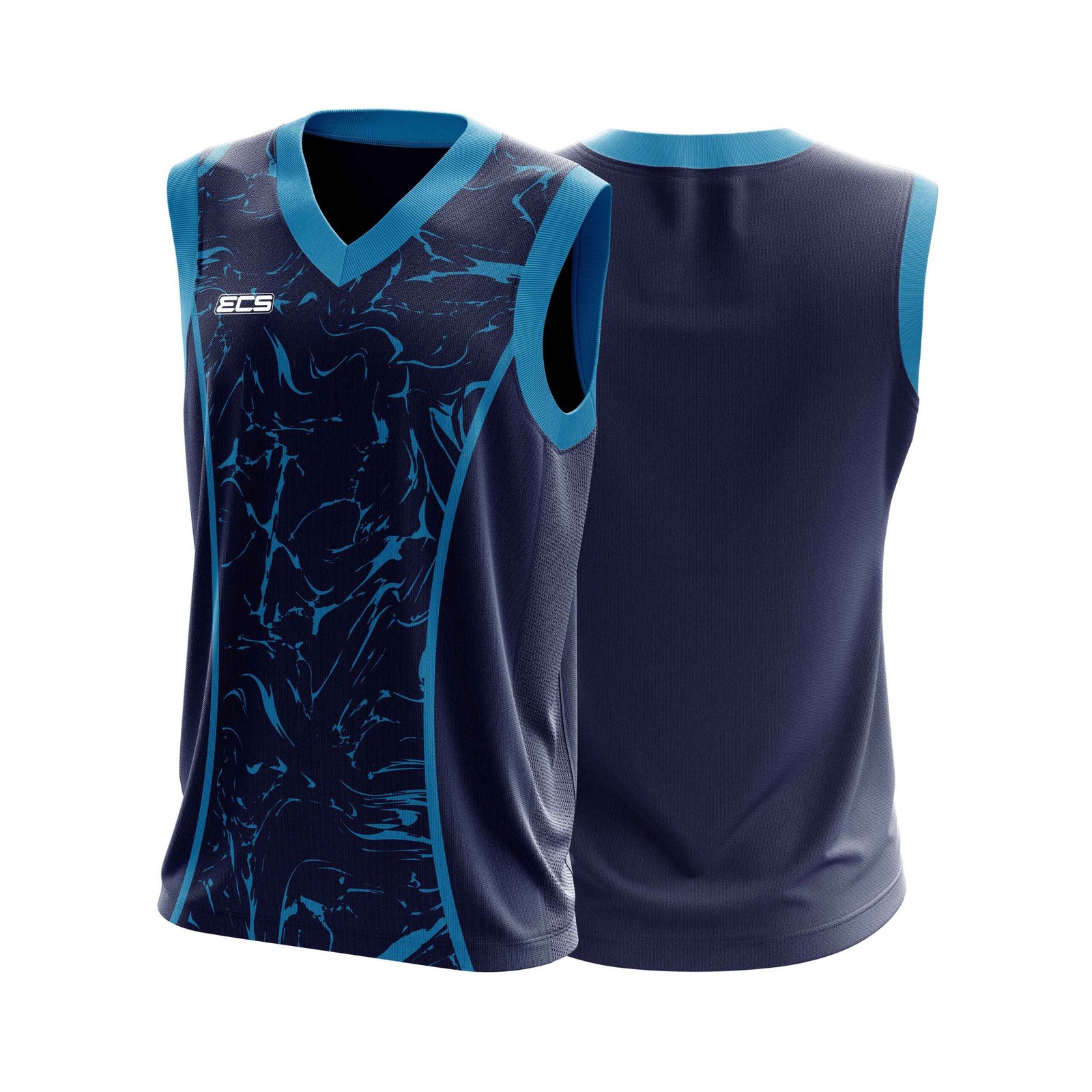 ECS Sleeveless Cricket Sweater – Forge (Range 1) - C14 | Semi‑Sublimated Teamwear
