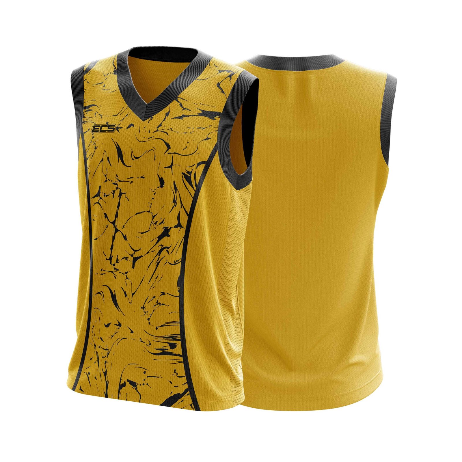 ECS Sleeveless Cricket Sweater – Forge (Range 1) - C10 | Semi‑Sublimated Teamwear