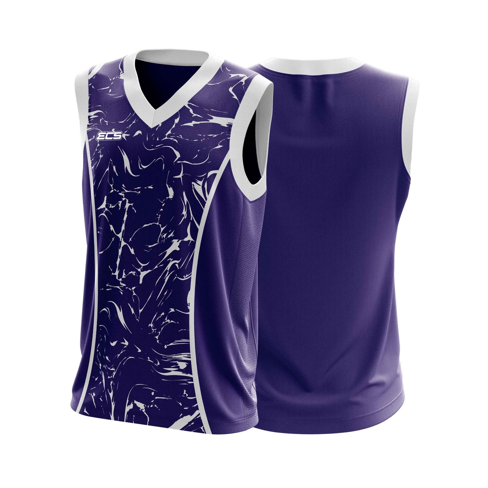 ECS Sleeveless Cricket Sweater – Forge (Range 1) - C8 | Semi‑Sublimated Teamwear