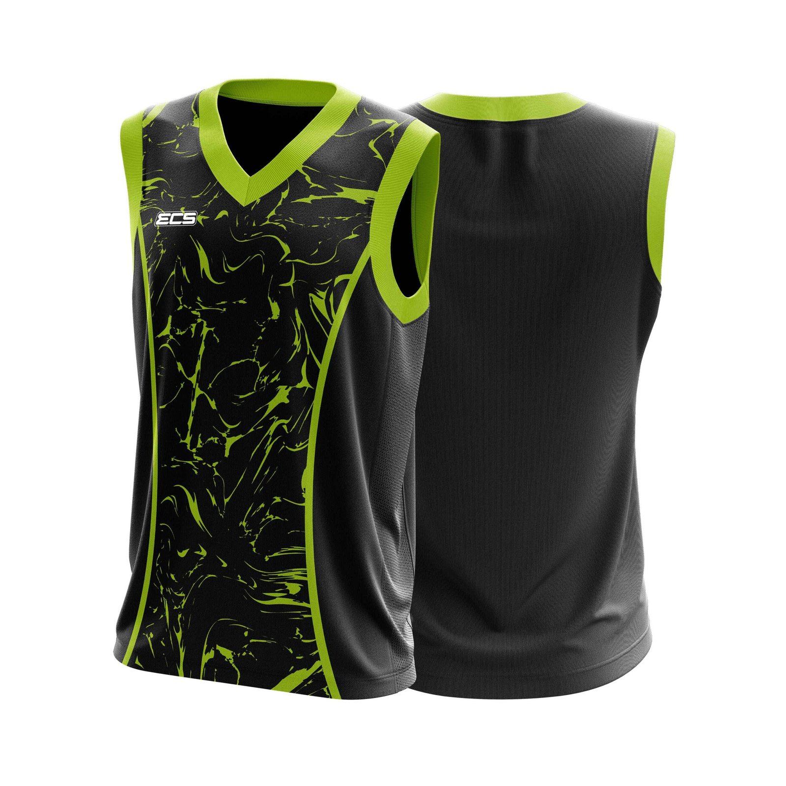 ECS Sleeveless Cricket Sweater – Forge (Range 1) - C1 | Semi‑Sublimated Teamwear