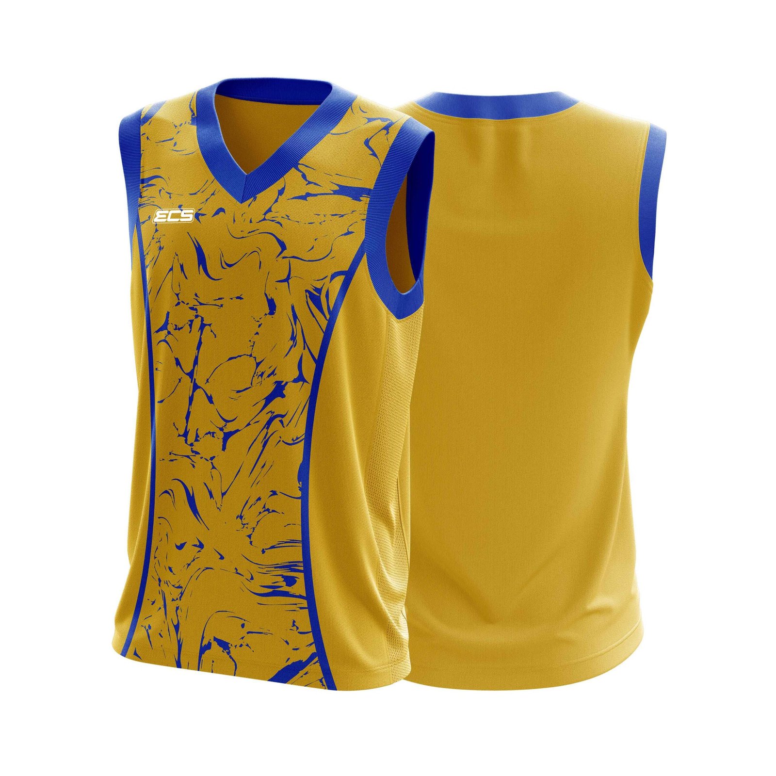 ECS Sleeveless Cricket Sweater – Forge (Range 1) - C2 | Semi‑Sublimated Teamwear