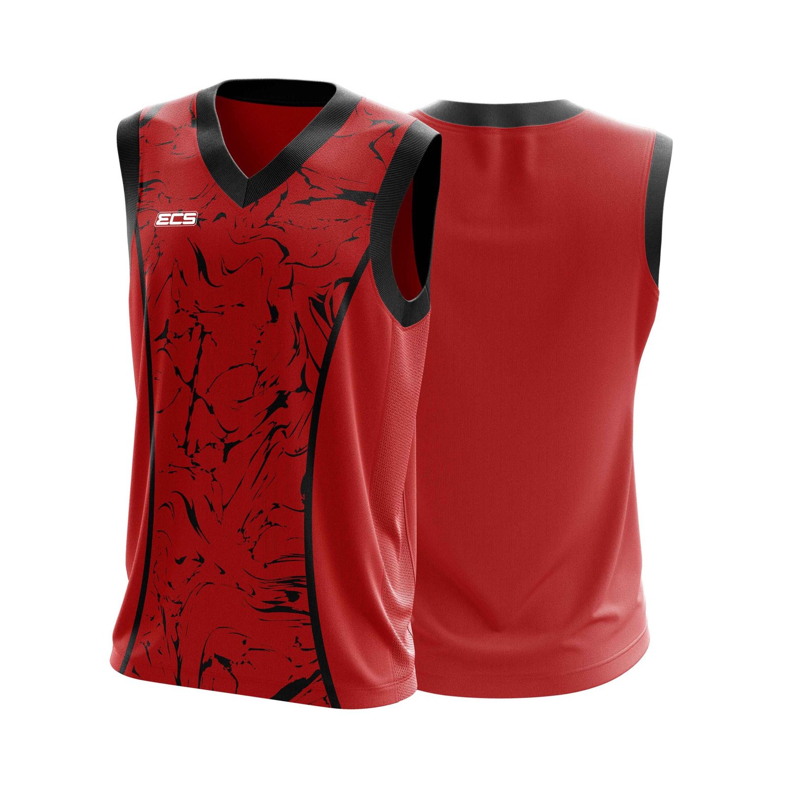 ECS Sleeveless Cricket Sweater – Forge (Range 1) - C6 | Semi‑Sublimated Teamwear