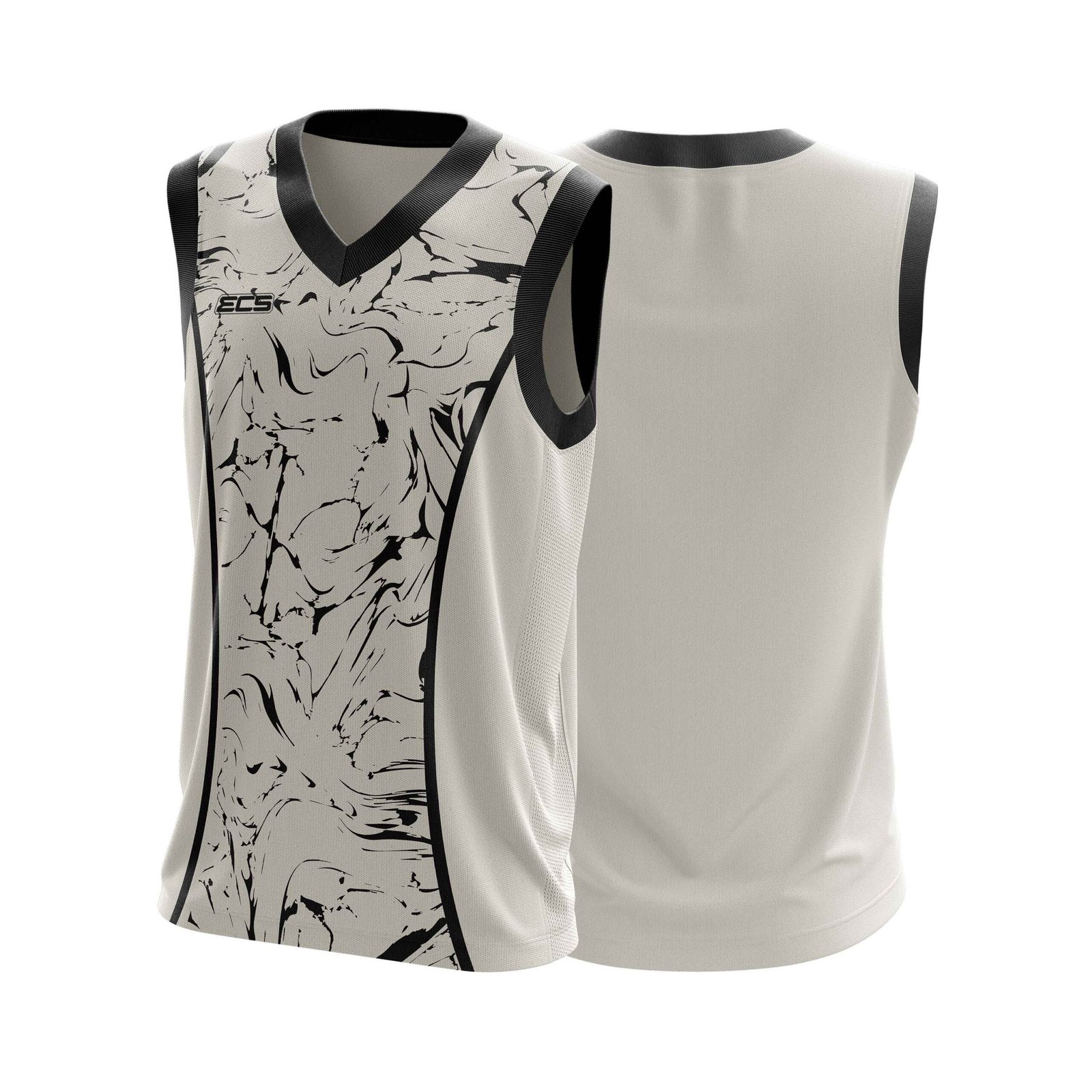 ECS Sleeveless Cricket Sweater – Forge (Range 1) - C16 | Semi‑Sublimated Teamwear