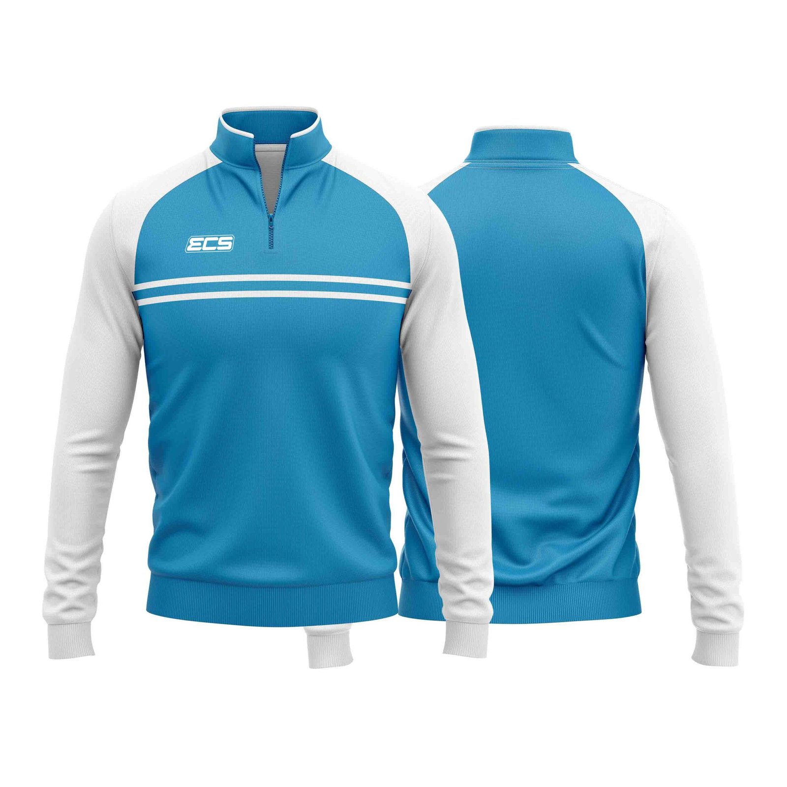 ECS Quarter‑Zip Training Top – Helix (Range 1) - C11 | Semi‑Custom Teamwear