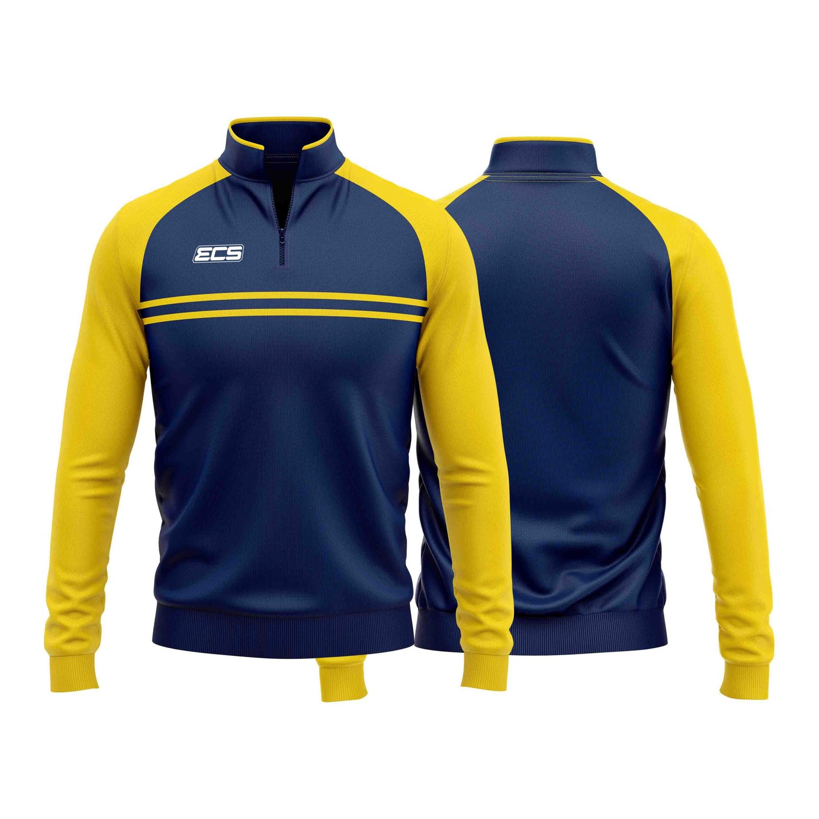 ECS Quarter‑Zip Training Top – Helix (Range 1) - C13 | Semi‑Custom Teamwear