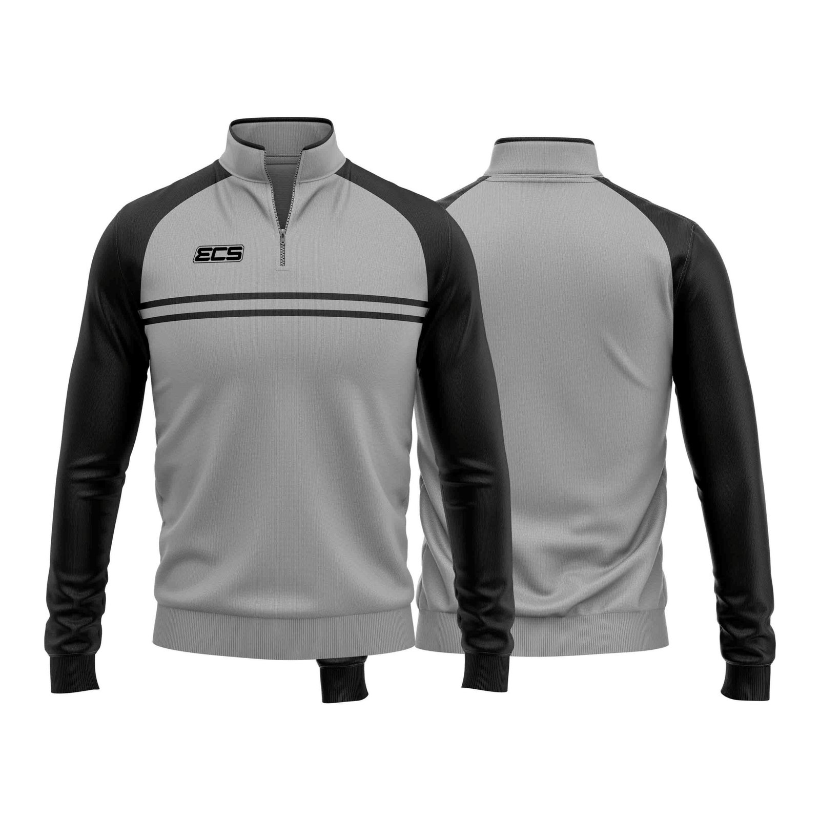 ECS Quarter‑Zip Training Top – Helix (Range 1) - C14 | Semi‑Custom Teamwear