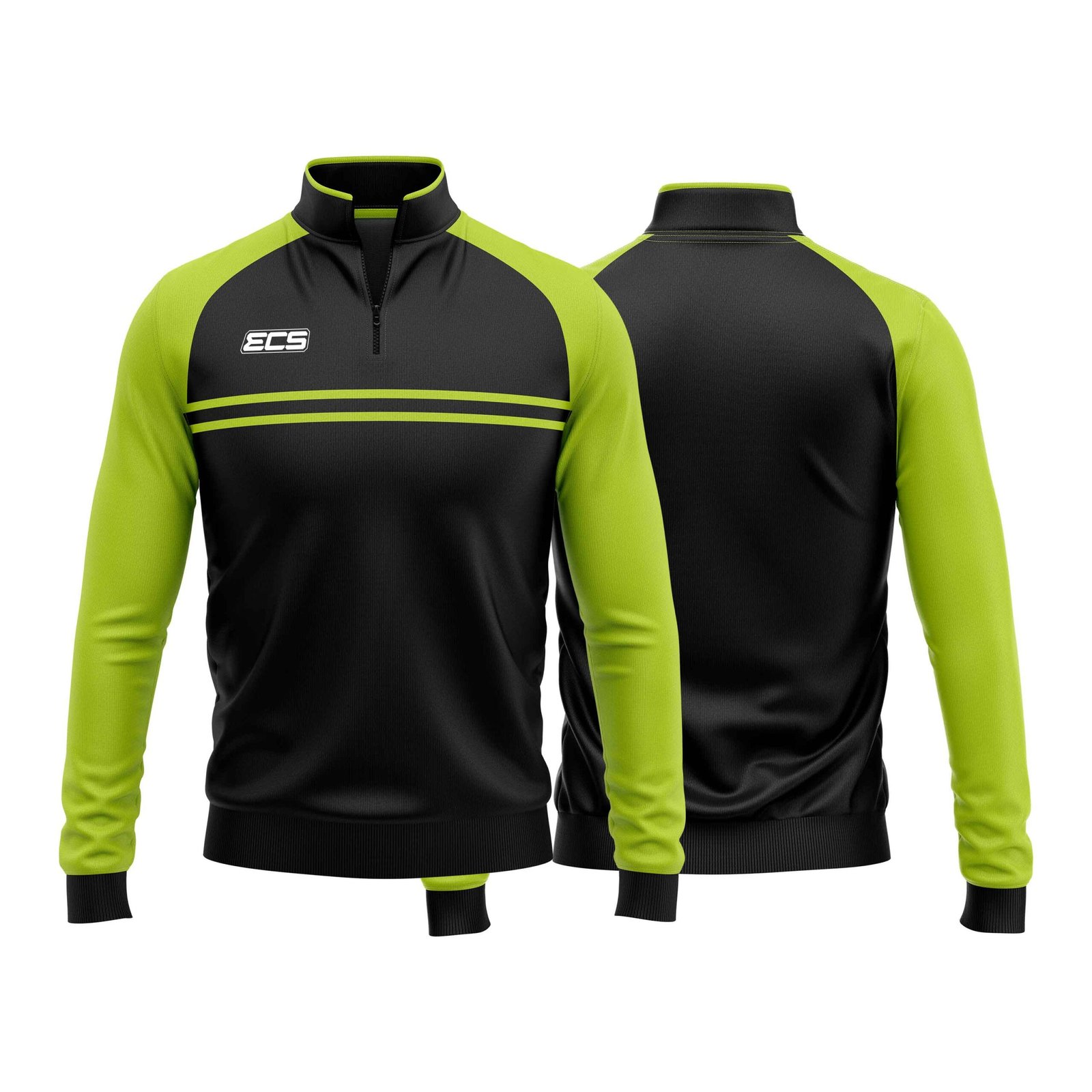 ECS Quarter‑Zip Training Top – Helix (Range 1) - C1 | Semi‑Custom Teamwear