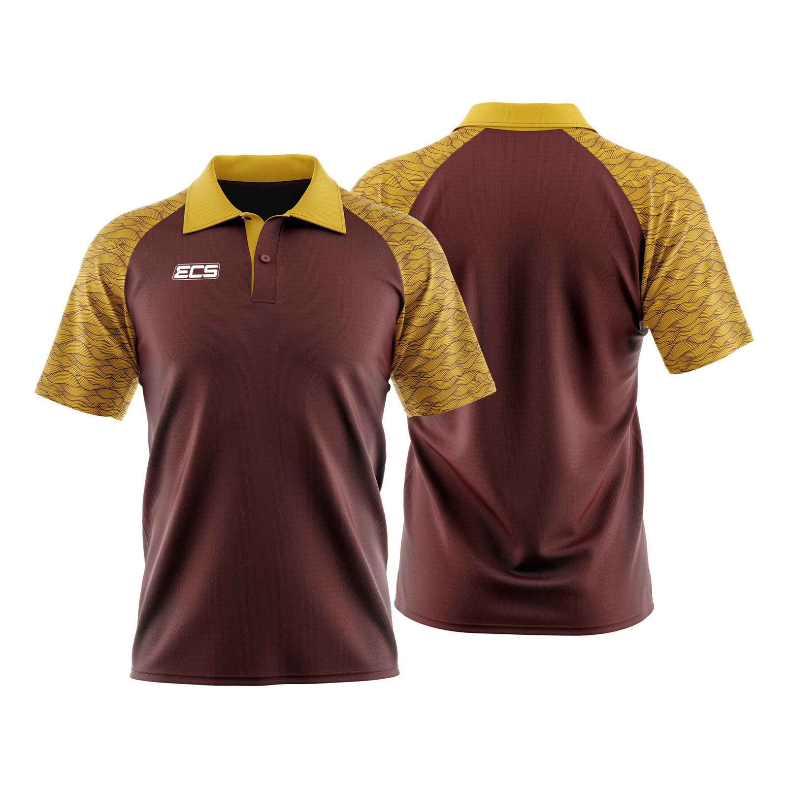 ECS Training Polo – Prime (Range 2) – C11 | Semi‑Sublimated Practice Top