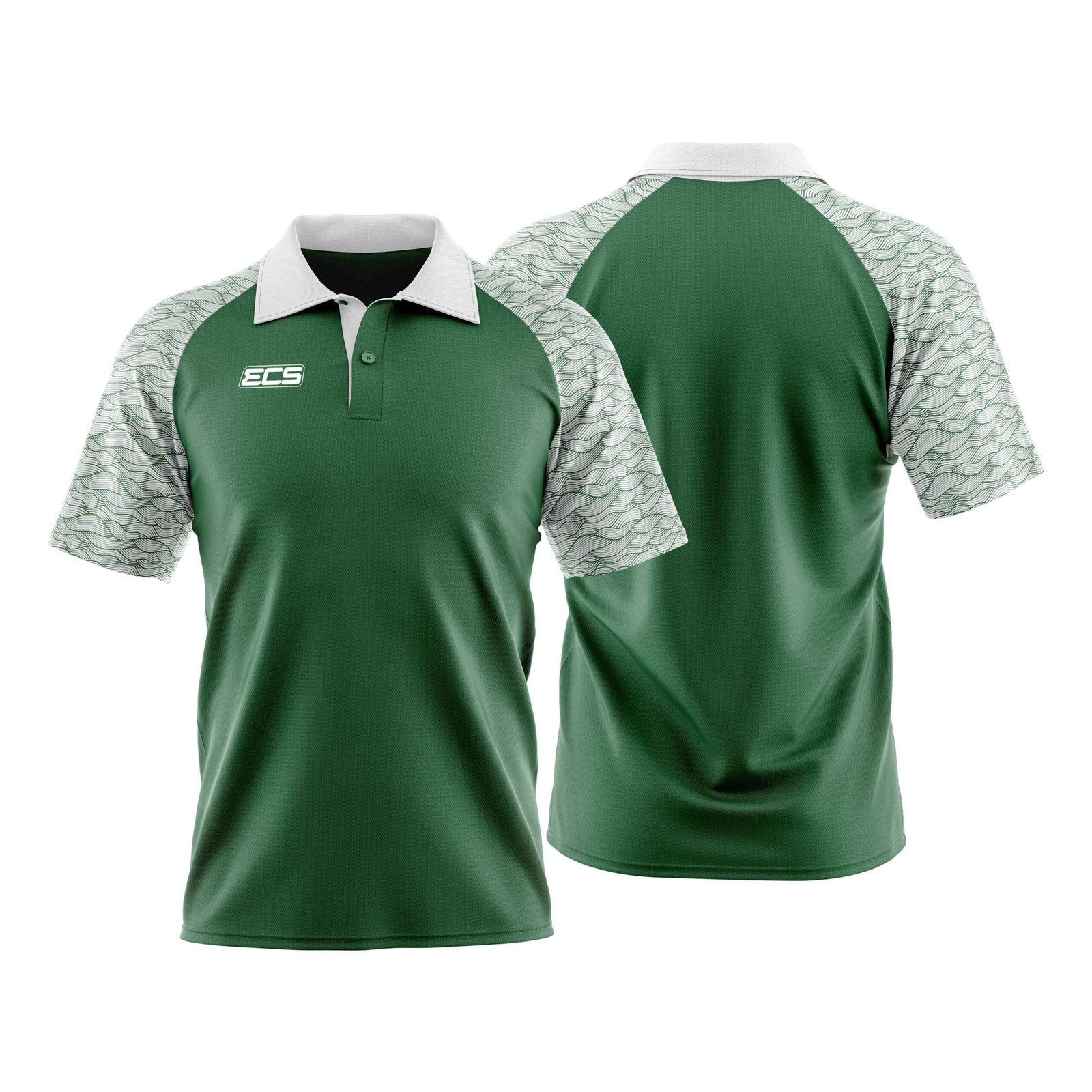 ECS Training Polo – Prime (Range 2) – C18 | Semi‑Sublimated Practice Top