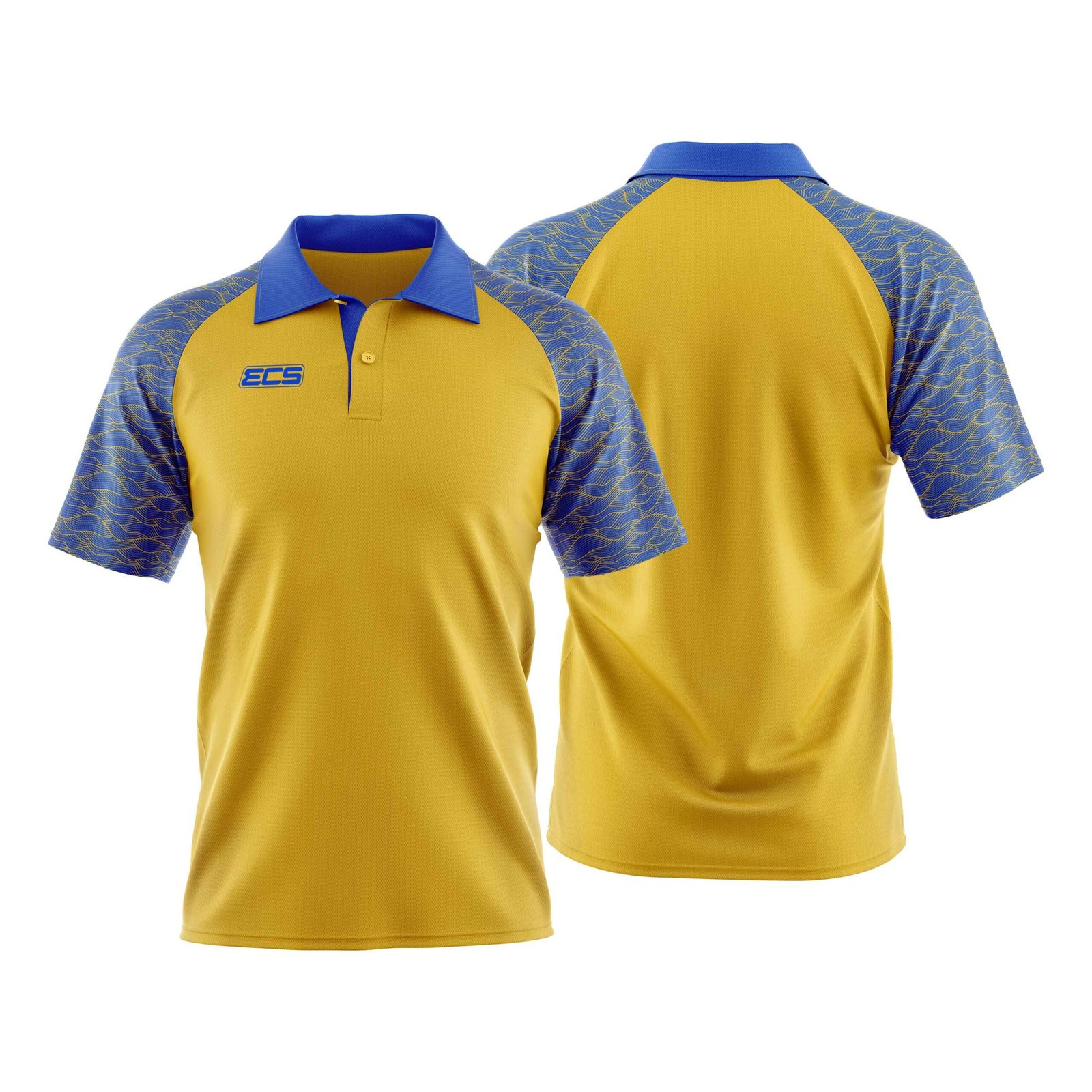 ECS Training Polo – Prime (Range 2) – C3 | Semi‑Sublimated Practice Top