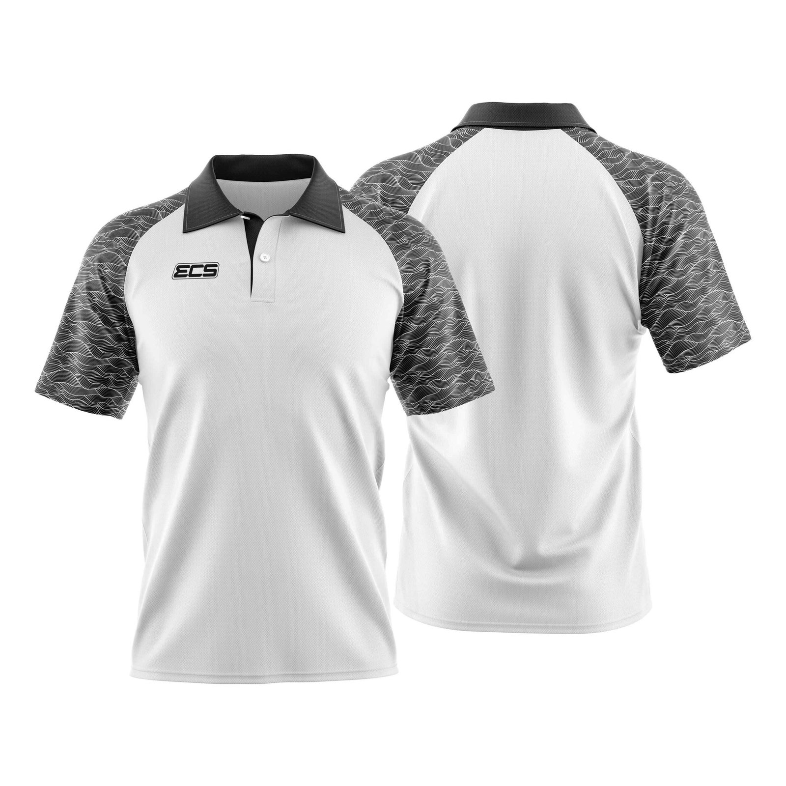 ECS Training Polo – Prime (Range 2) – C5 | Semi‑Sublimated Practice Top