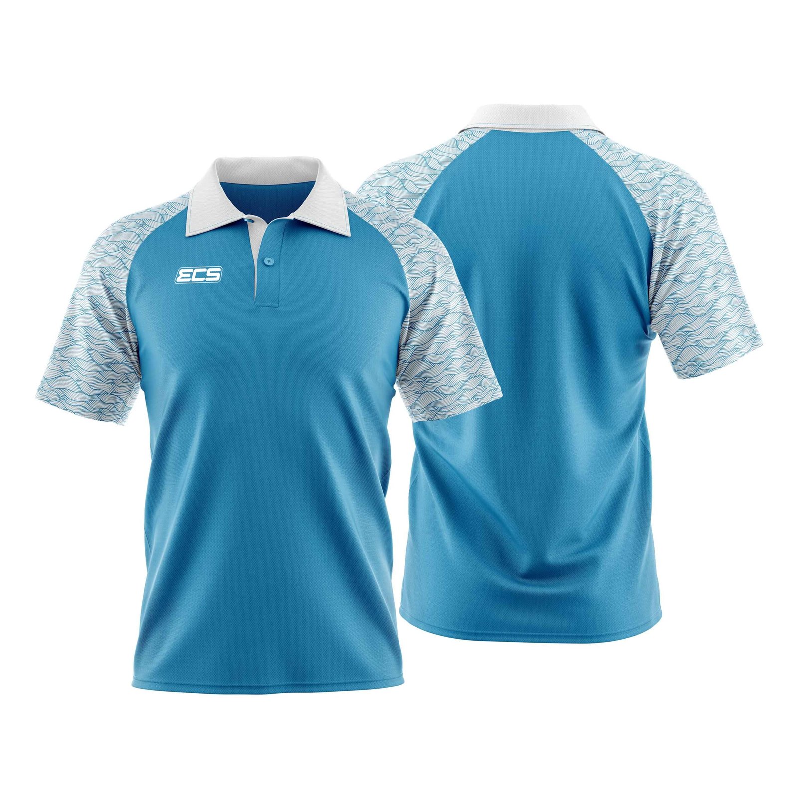 ECS Training Polo – Prime (Range 2) – C6 | Semi‑Sublimated Practice Top
