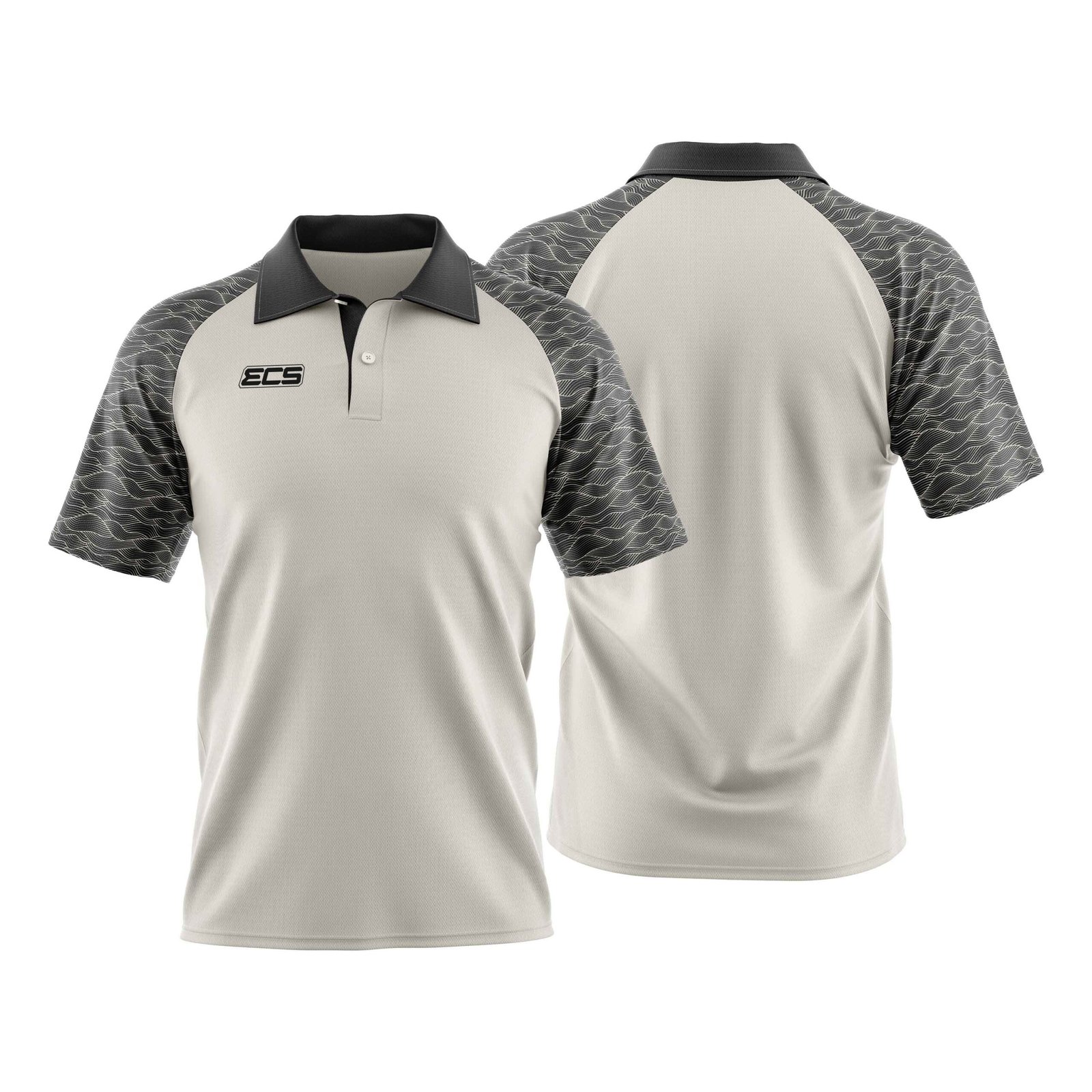 ECS Training Polo – Prime (Range 2) – C8 | Semi‑Sublimated Practice Top
