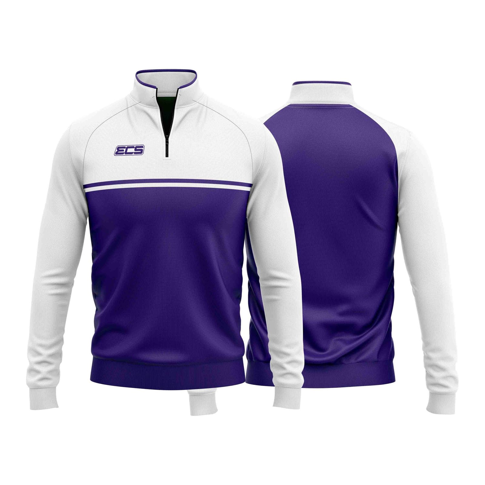 ECS Quarter‑Zip Training Top – Pulse (Range 2) - C9 | Semi‑Custom Teamwear