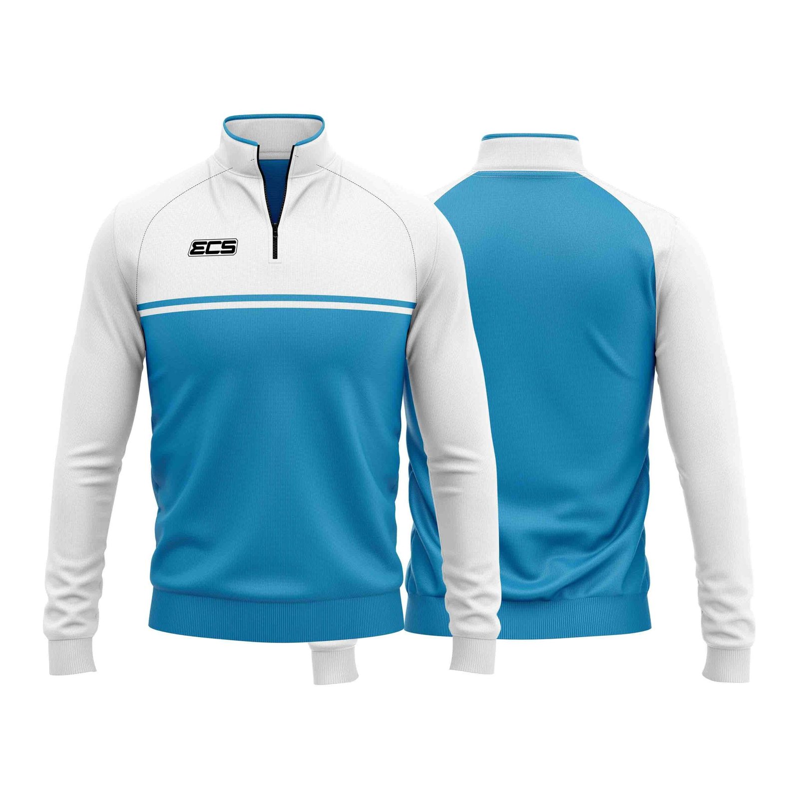 ECS Quarter‑Zip Training Top – Pulse (Range 2) - C10 | Semi‑Custom Teamwear