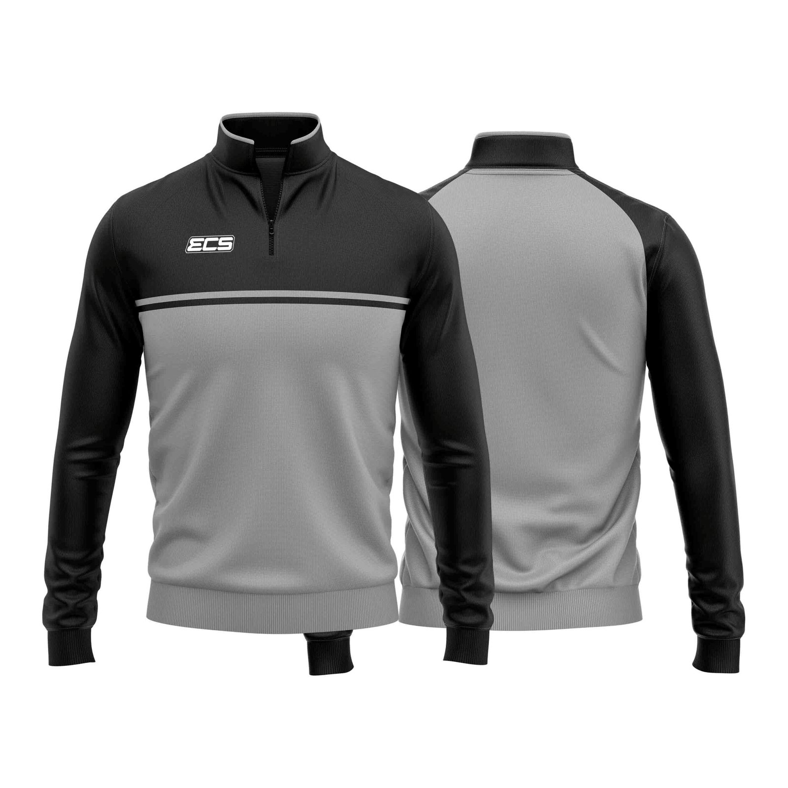 ECS Quarter‑Zip Training Top – Pulse (Range 2) - C12 | Semi‑Custom Teamwear