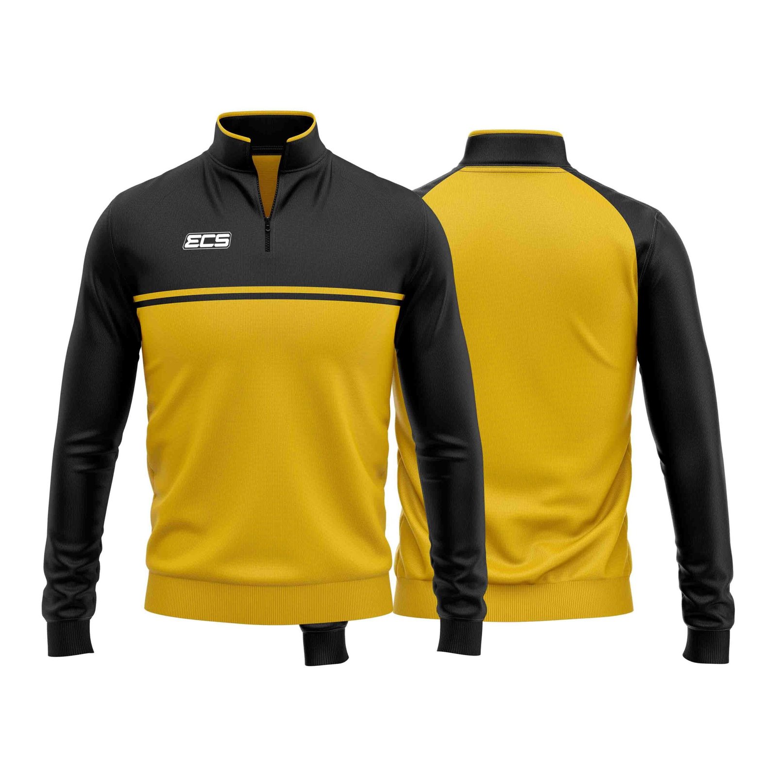 ECS Quarter‑Zip Training Top – Pulse (Range 2) - C6 | Semi‑Custom Teamwear