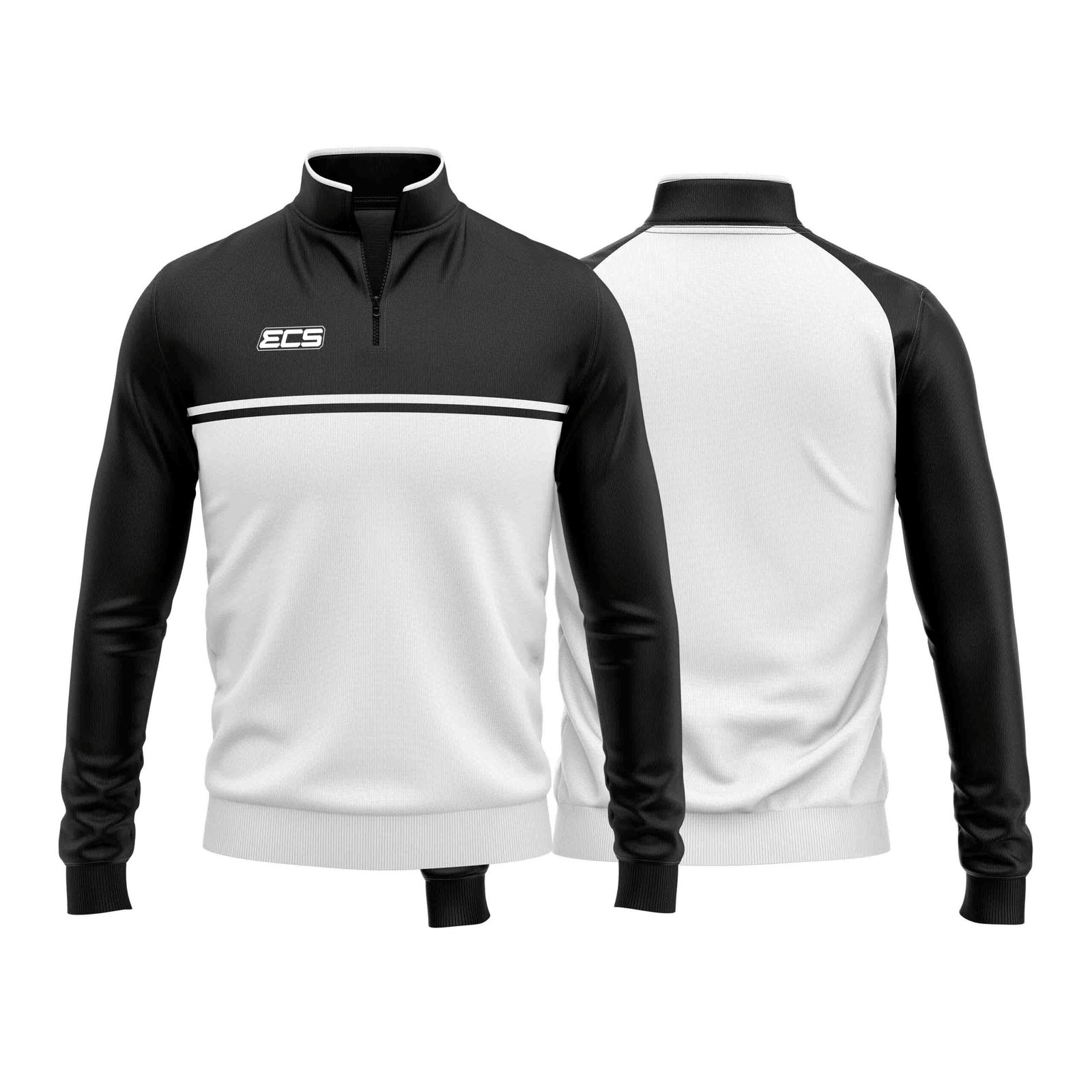 ECS Quarter‑Zip Training Top – Pulse (Range 2) - C4 | Semi‑Custom Teamwear