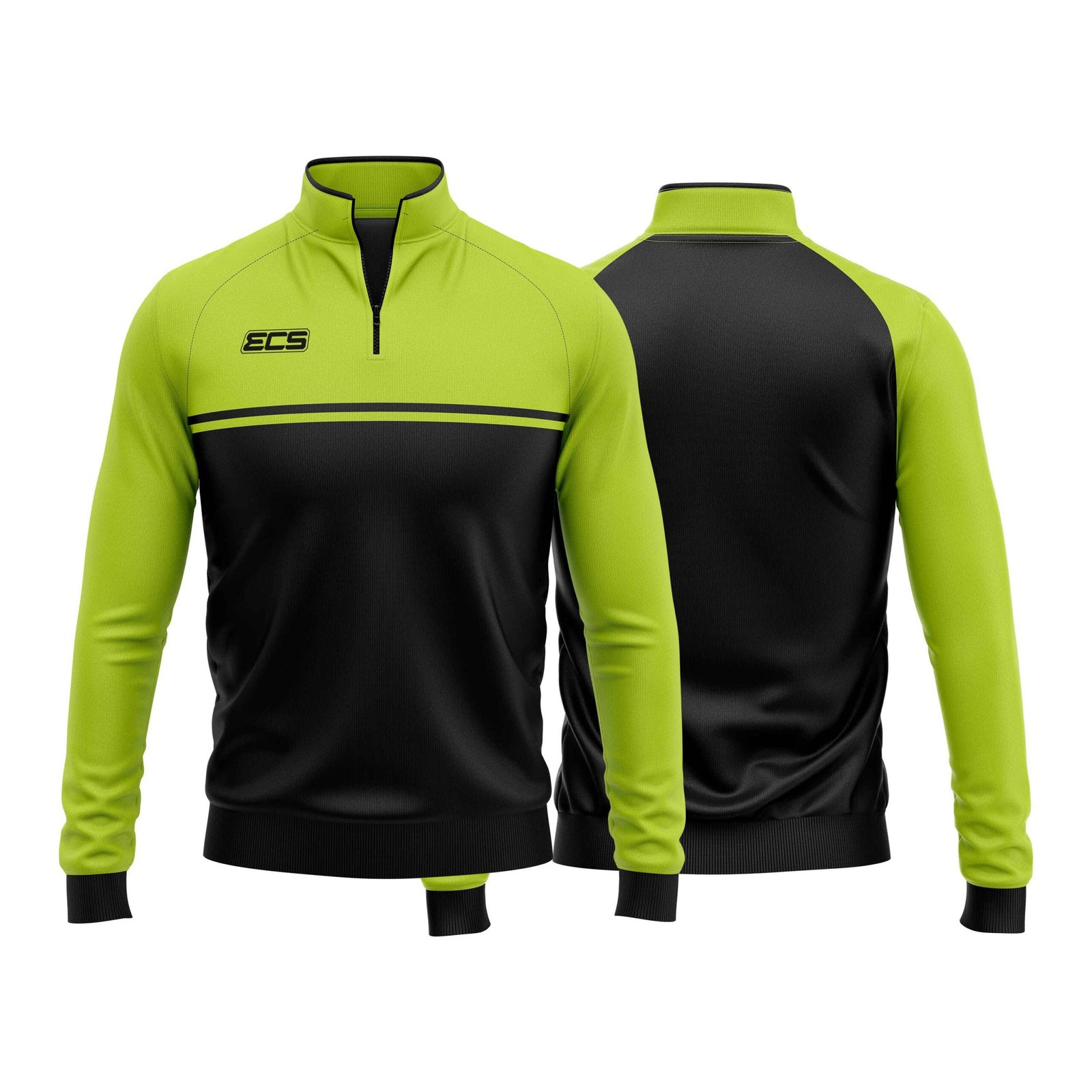 ECS Quarter‑Zip Training Top – Pulse (Range 2) - C1 | Semi‑Custom Teamwear