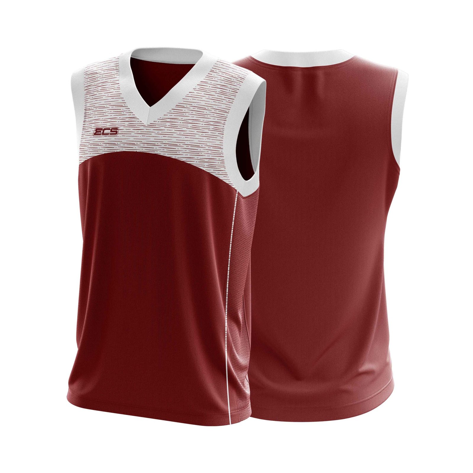 ECS Sleeveless Cricket Sweater – Strive (Range 2) - C14 | Semi‑Sublimated Teamwear