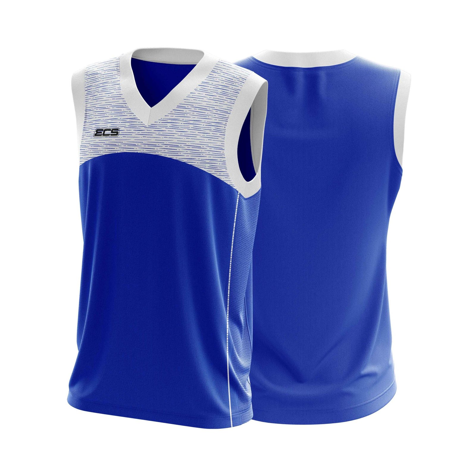 ECS Sleeveless Cricket Sweater – Strive (Range 2) - C4 | Semi‑Sublimated Teamwear