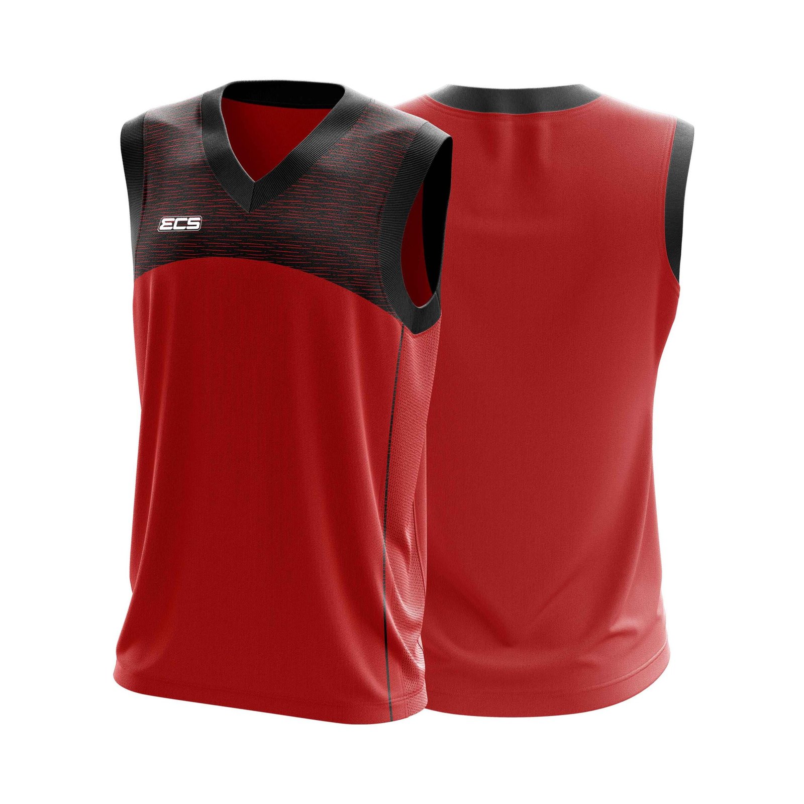 ECS Sleeveless Cricket Sweater – Strive (Range 2) - C9 | Semi‑Sublimated Teamwear