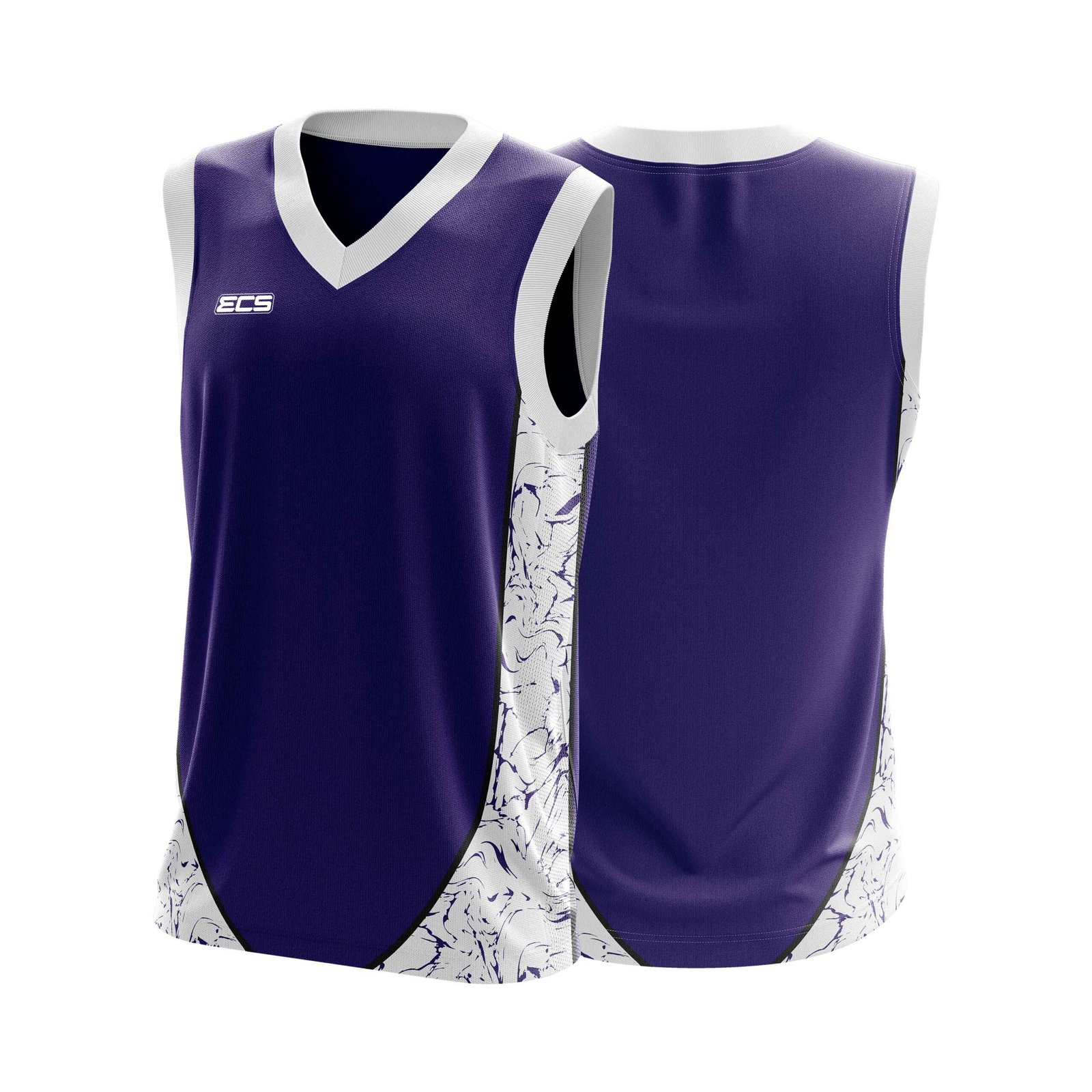 ECS Sleeveless Cricket Sweater – Surge (Range 3) - C5 | Semi‑Sublimated Teamwear