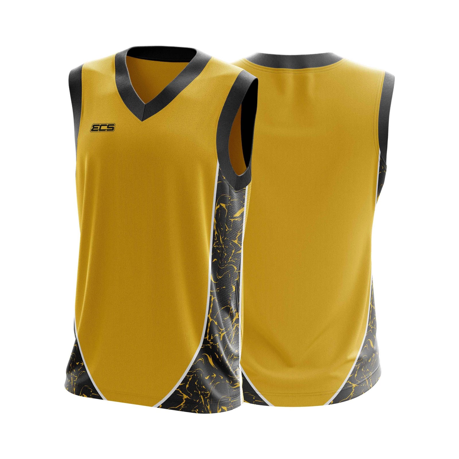 ECS Sleeveless Cricket Sweater – Surge (Range 3) - C2 | Semi‑Sublimated Teamwear
