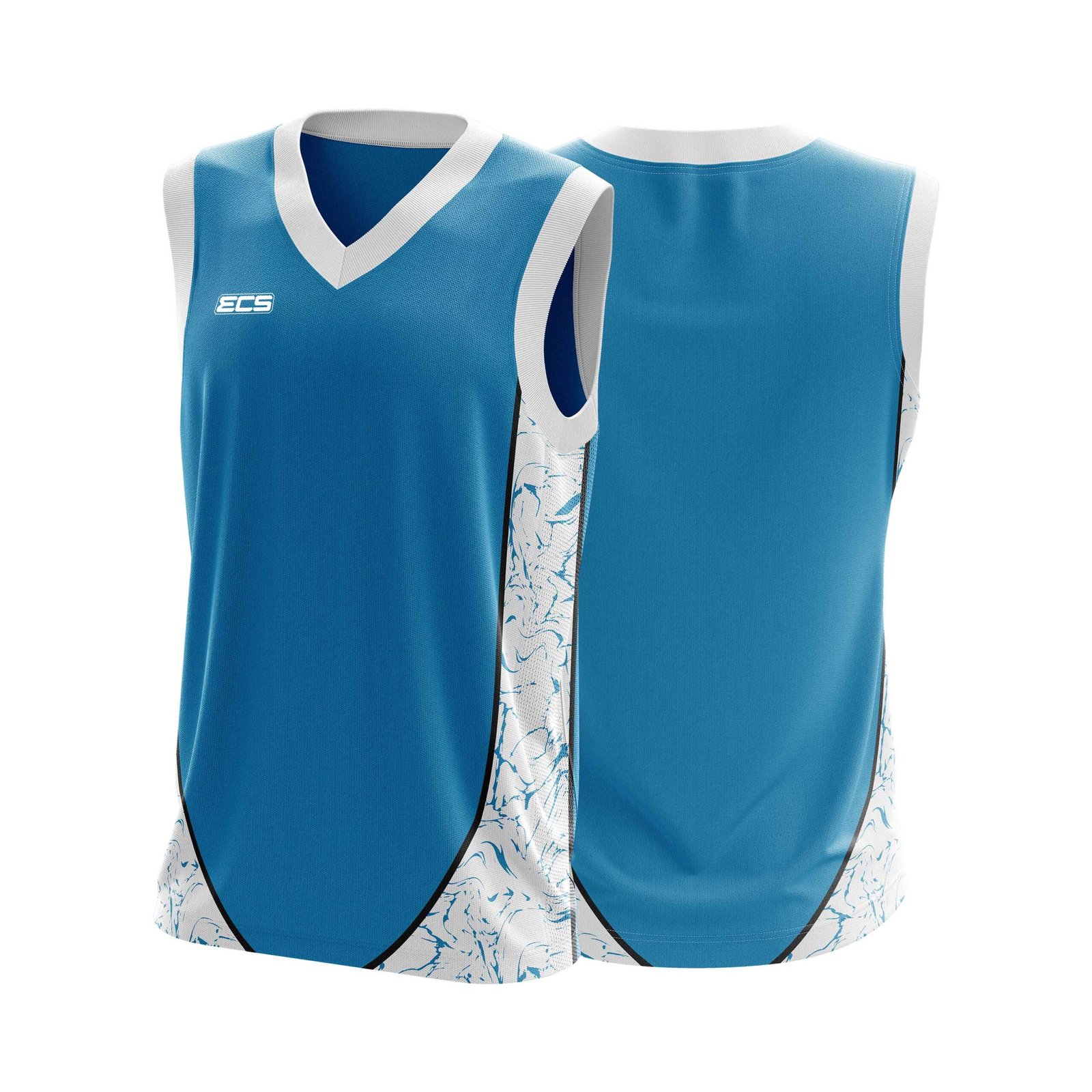 ECS Sleeveless Cricket Sweater – Surge (Range 3) - C13 | Semi‑Sublimated Teamwear