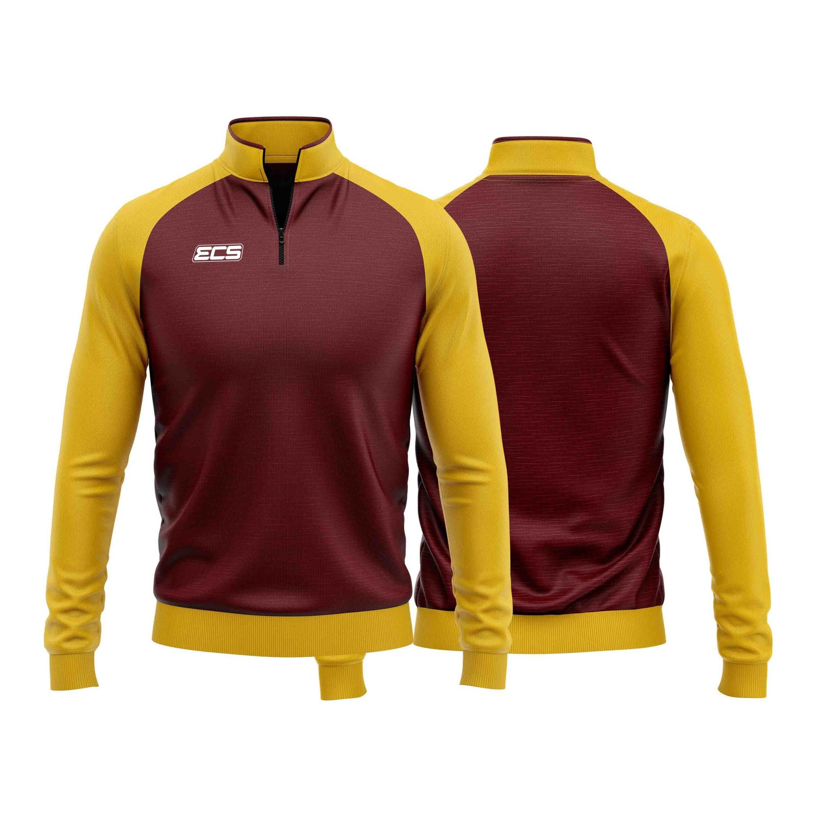 ECS Quarter‑Zip Training Top – Tempo (Range 3) - C4 | Semi‑Custom Teamwear