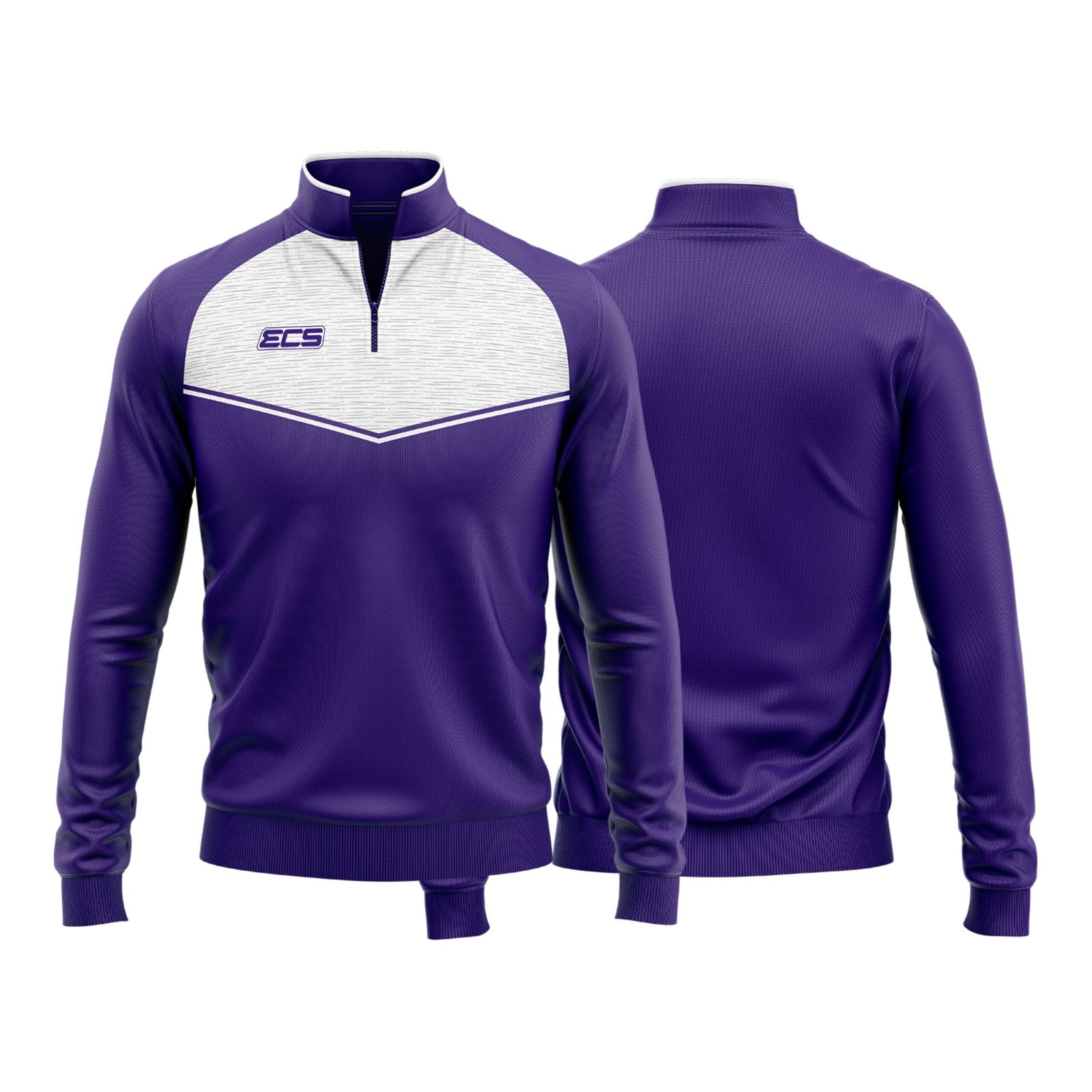 ECS Quarter‑Zip Training Top – Titan (Range 4) - C10 | Semi‑Custom Teamwear