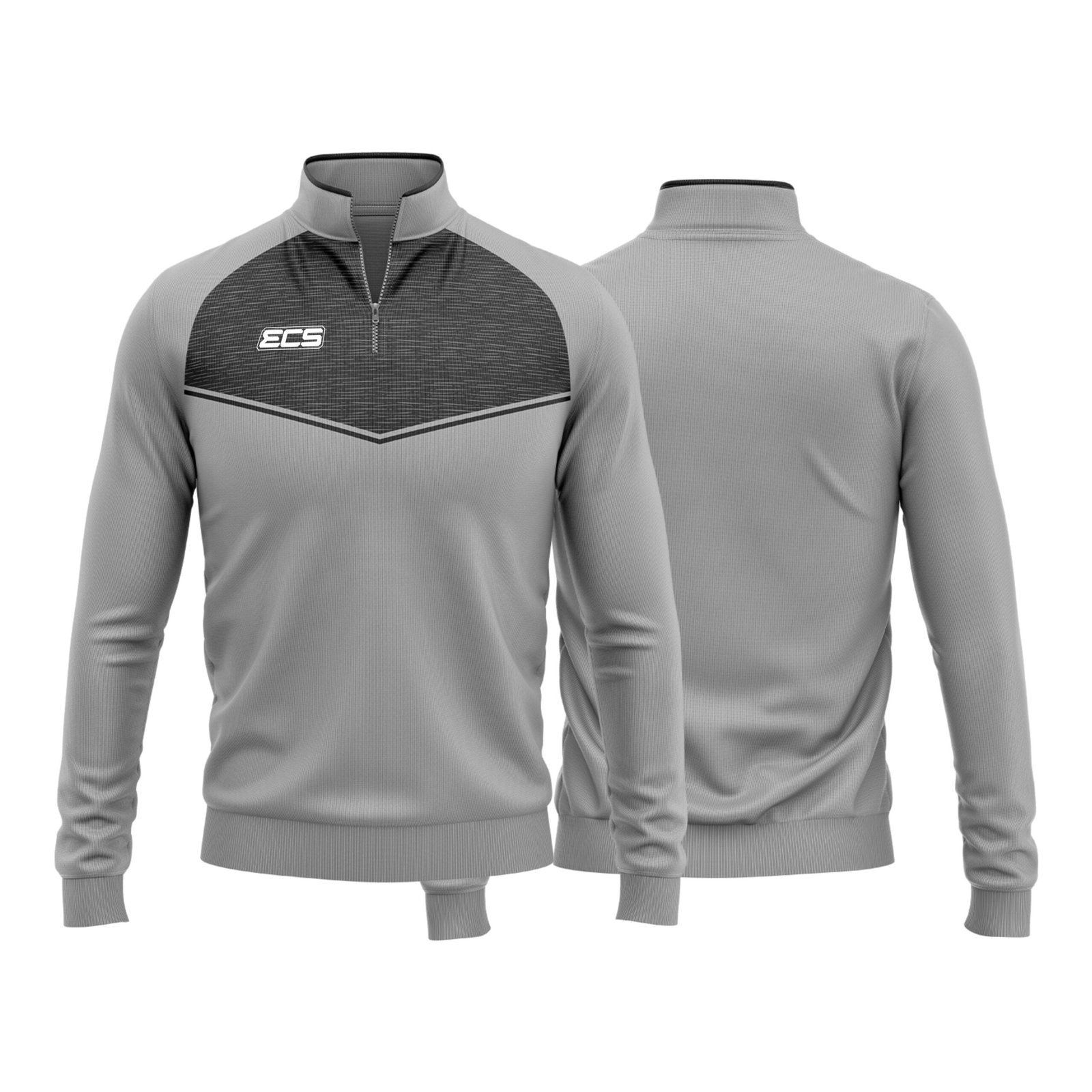 ECS Quarter‑Zip Training Top – Titan (Range 4) - C6 | Semi‑Custom Teamwear