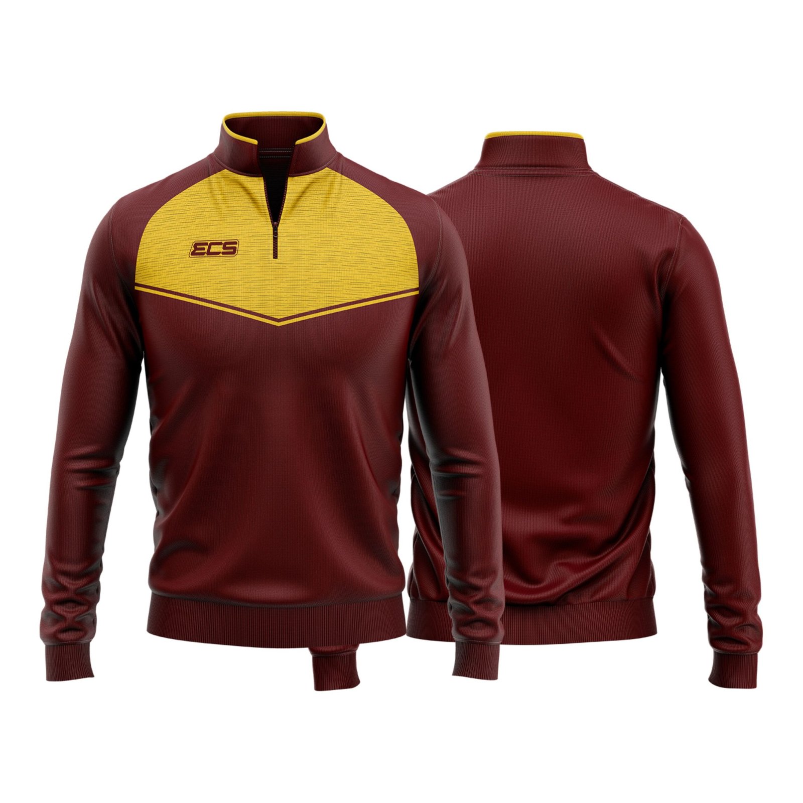 ECS Quarter‑Zip Training Top – Titan (Range 4) - C3 | Semi‑Custom Teamwear