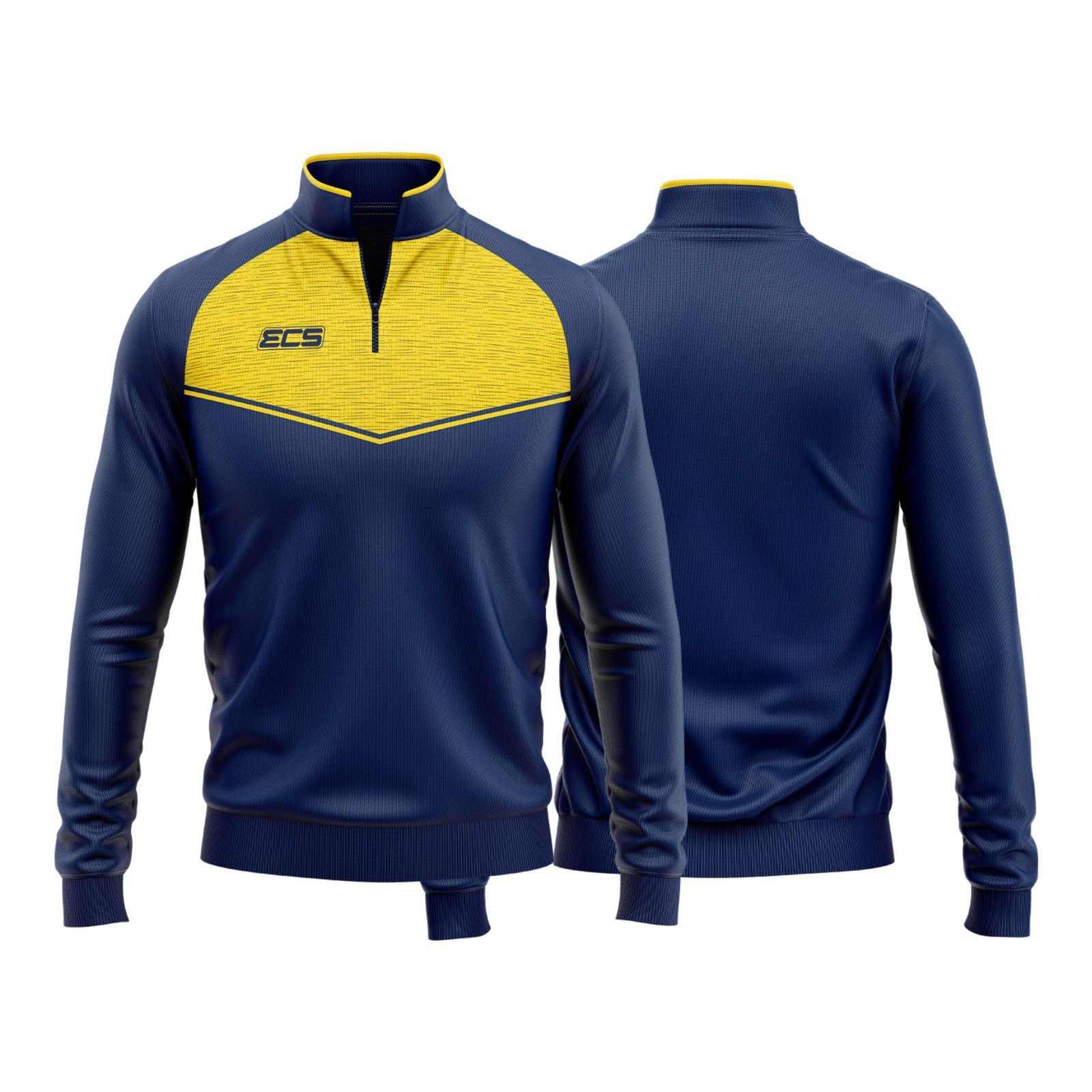 ECS Quarter‑Zip Training Top – Titan (Range 4) - C4 | Semi‑Custom Teamwear