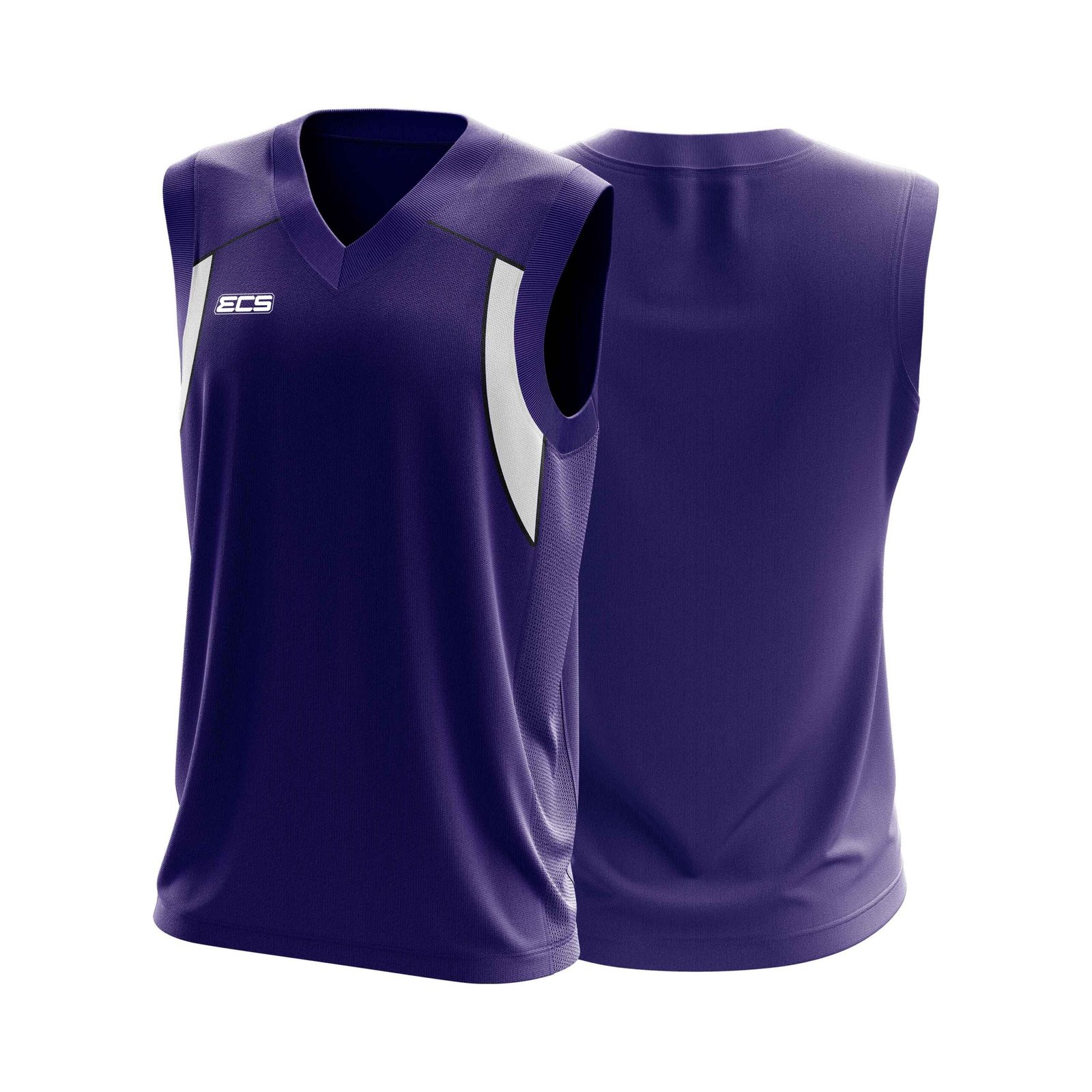 ECS Sleeveless Cricket Sweater – Vanta (Range 4) - C13 | Semi‑Sublimated Teamwear