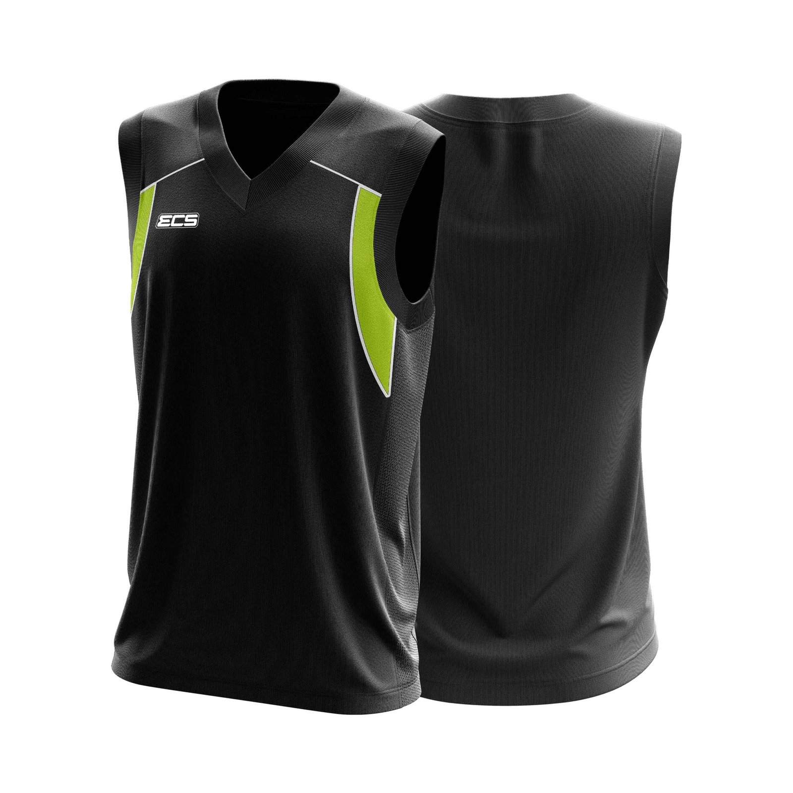 ECS Sleeveless Cricket Sweater – Vanta (Range 4) - C1 | Semi‑Sublimated Teamwear