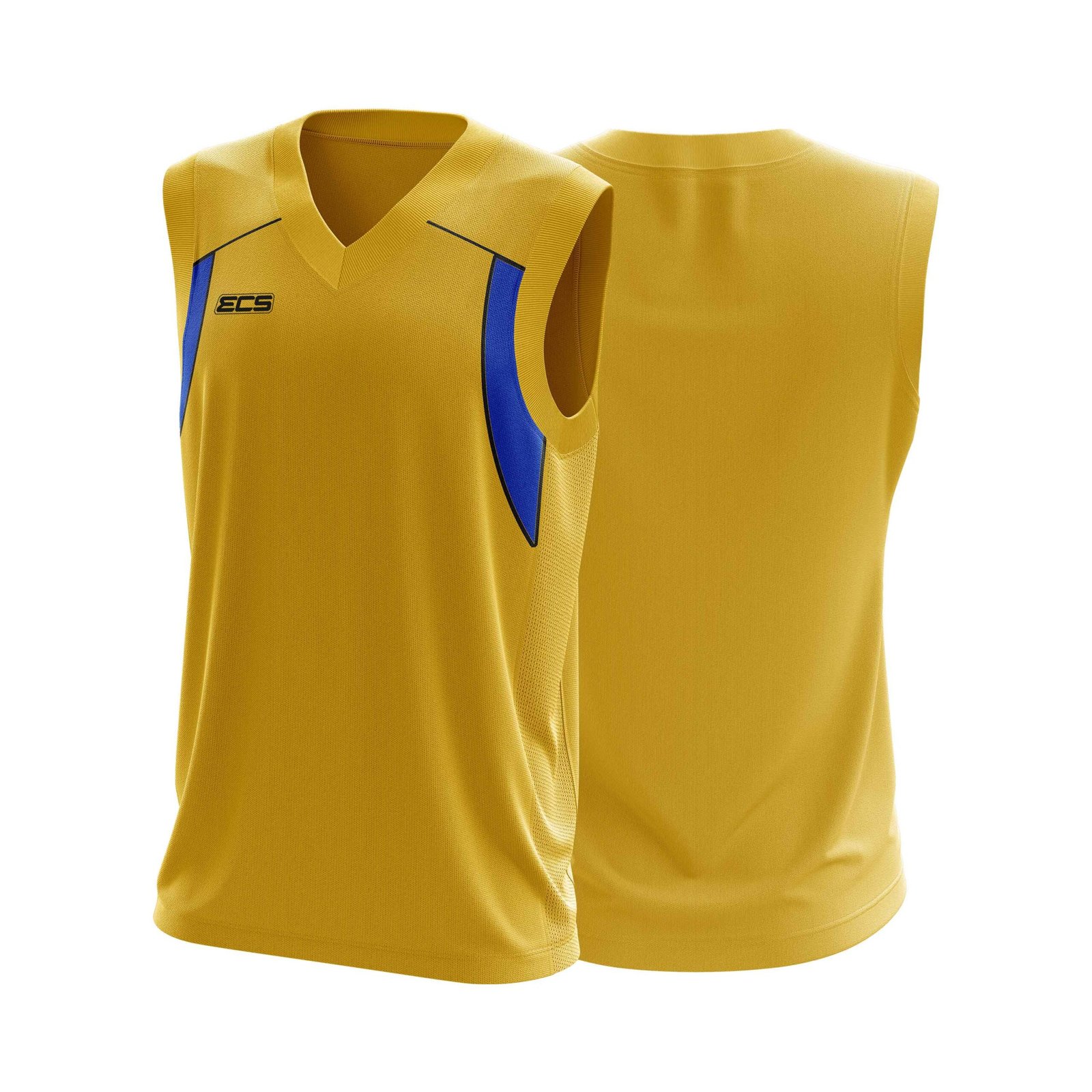 ECS Sleeveless Cricket Sweater – Vanta (Range 4) - C2 | Semi‑Sublimated Teamwear