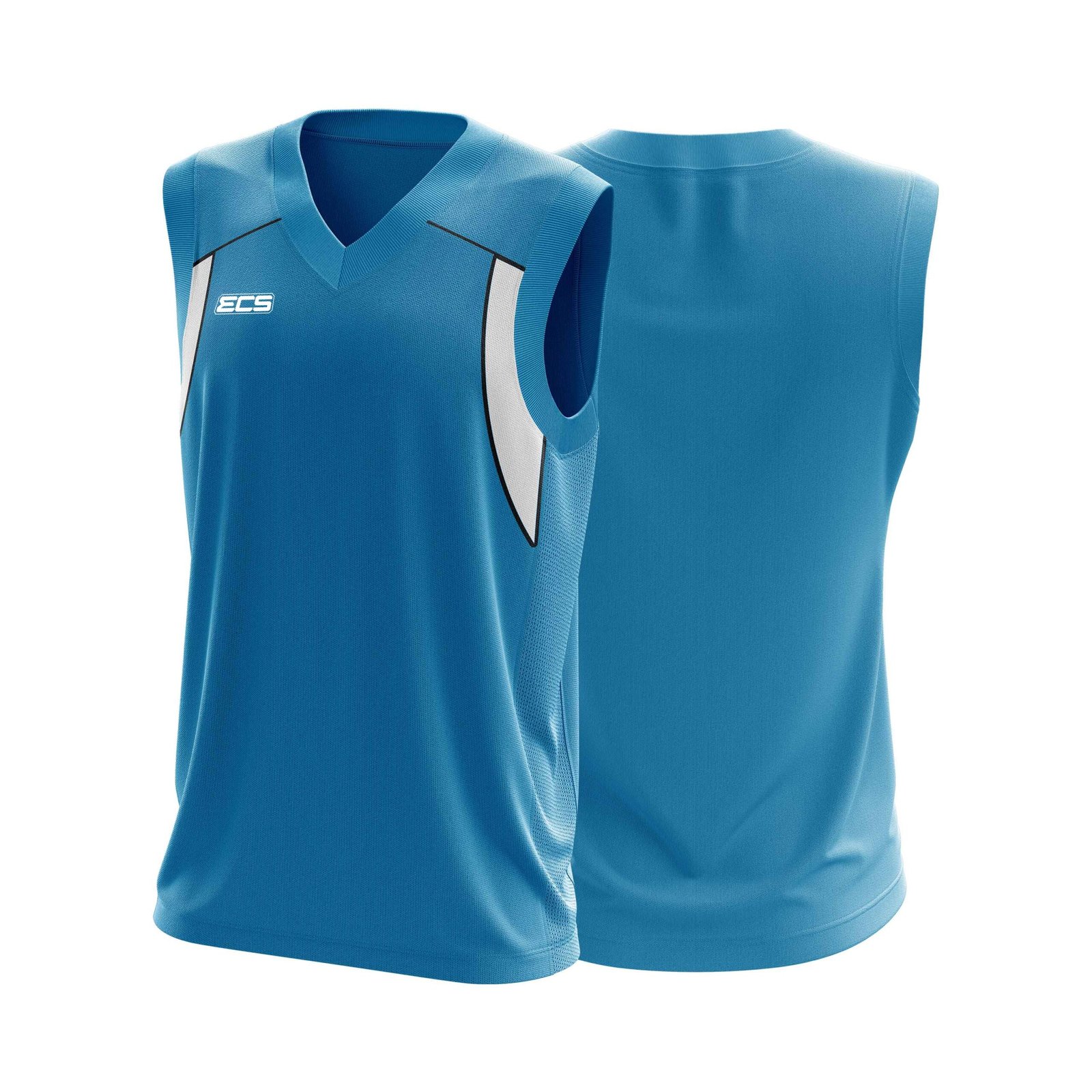 ECS Sleeveless Cricket Sweater – Vanta (Range 4) - C5 | Semi‑Sublimated Teamwear
