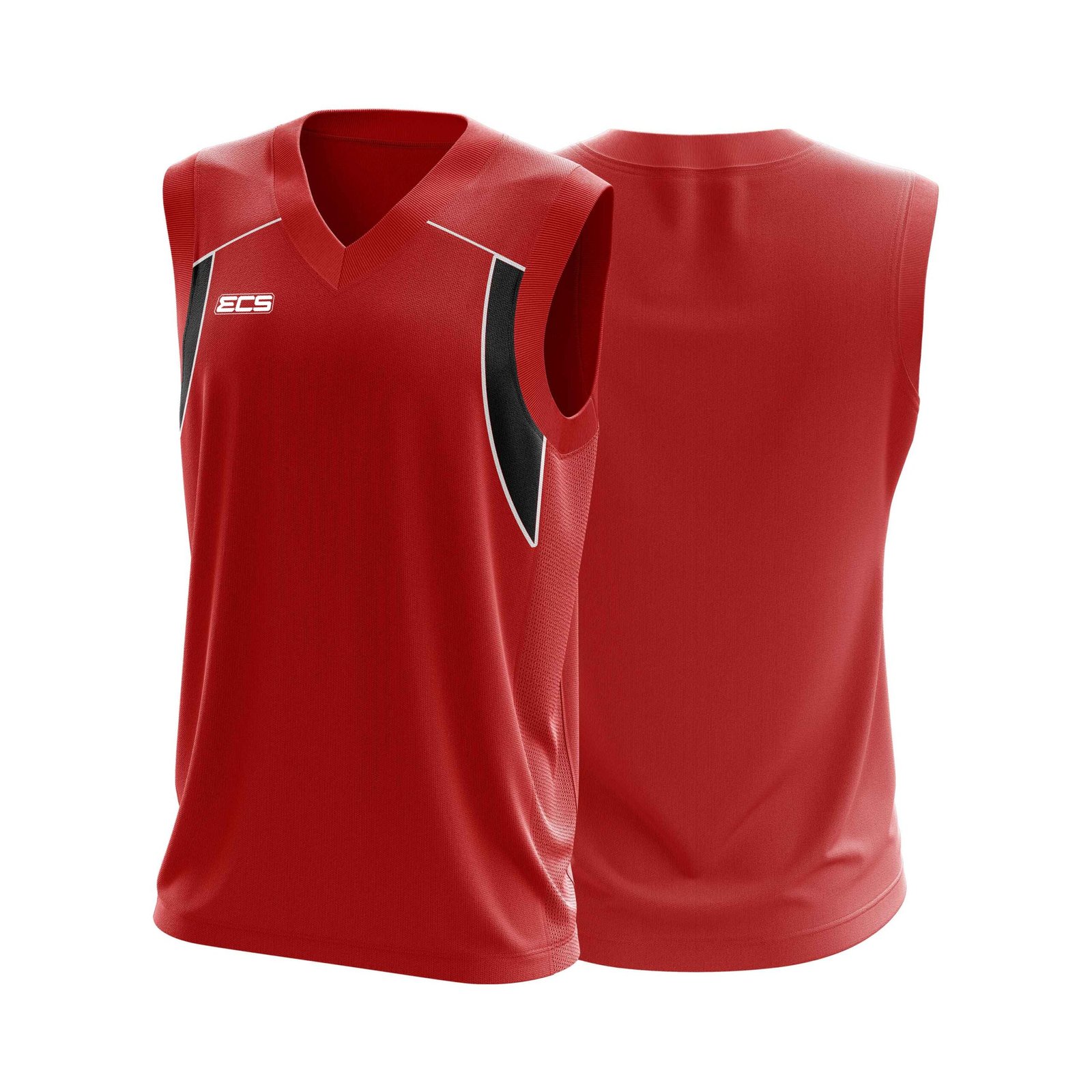 ECS Sleeveless Cricket Sweater – Vanta (Range 4) - C6 | Semi‑Sublimated Teamwear