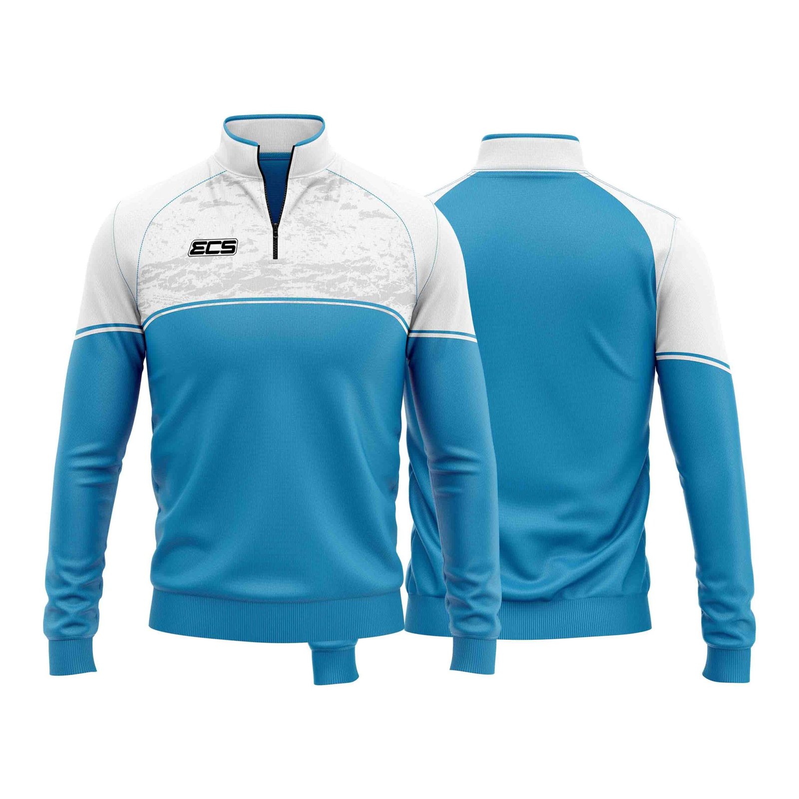 ECS Quarter‑Zip Training Top – Zenith (Range 5) - C3 | Semi‑Custom Teamwear