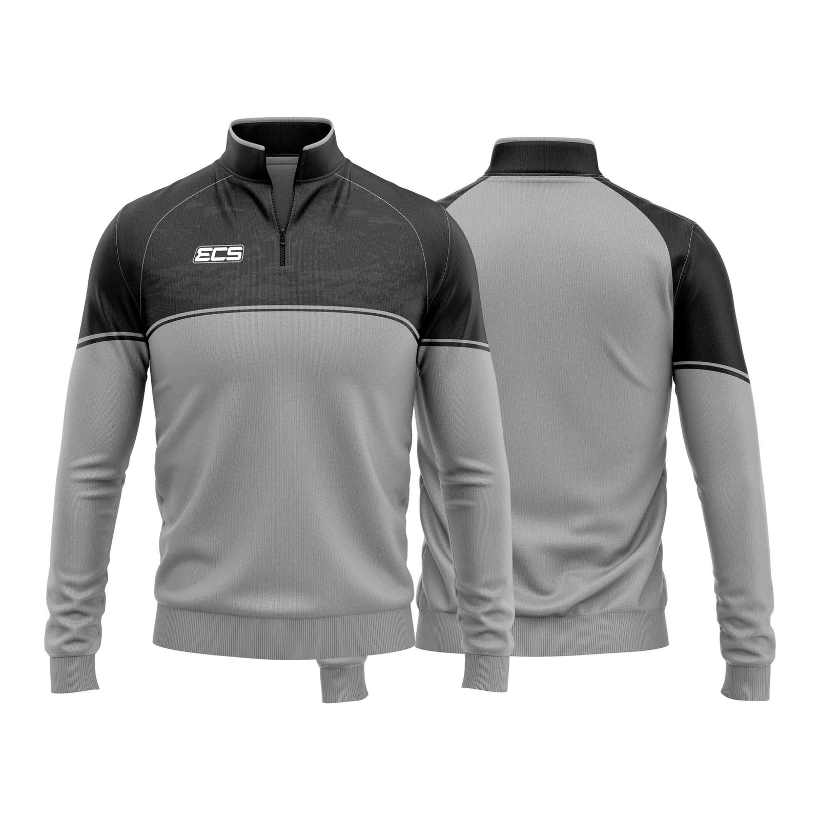 ECS Quarter‑Zip Training Top – Zenith (Range 5) - C4 | Semi‑Custom Teamwear