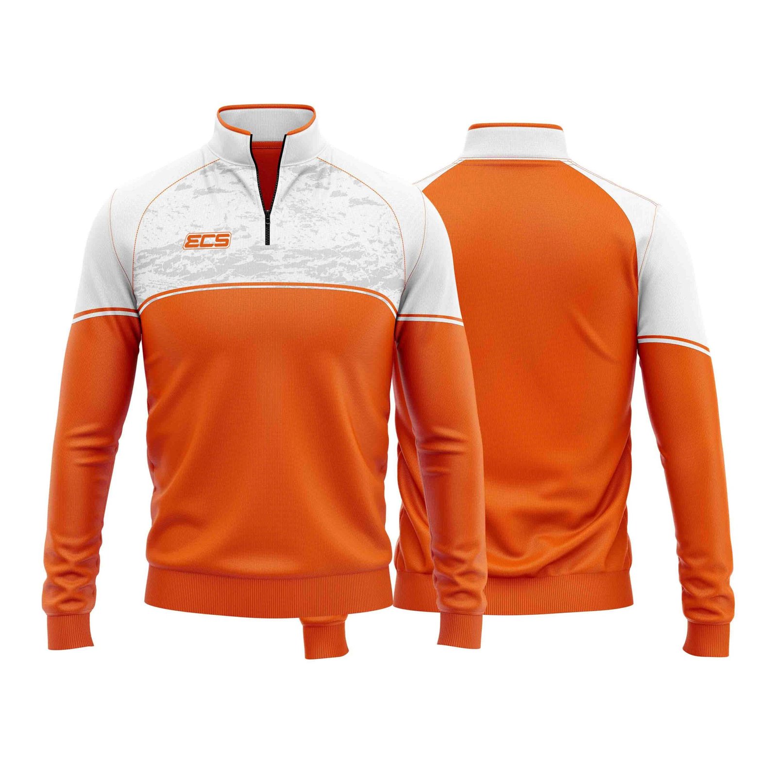 ECS Quarter‑Zip Training Top – Zenith (Range 5) - C6 | Semi‑Custom Teamwear