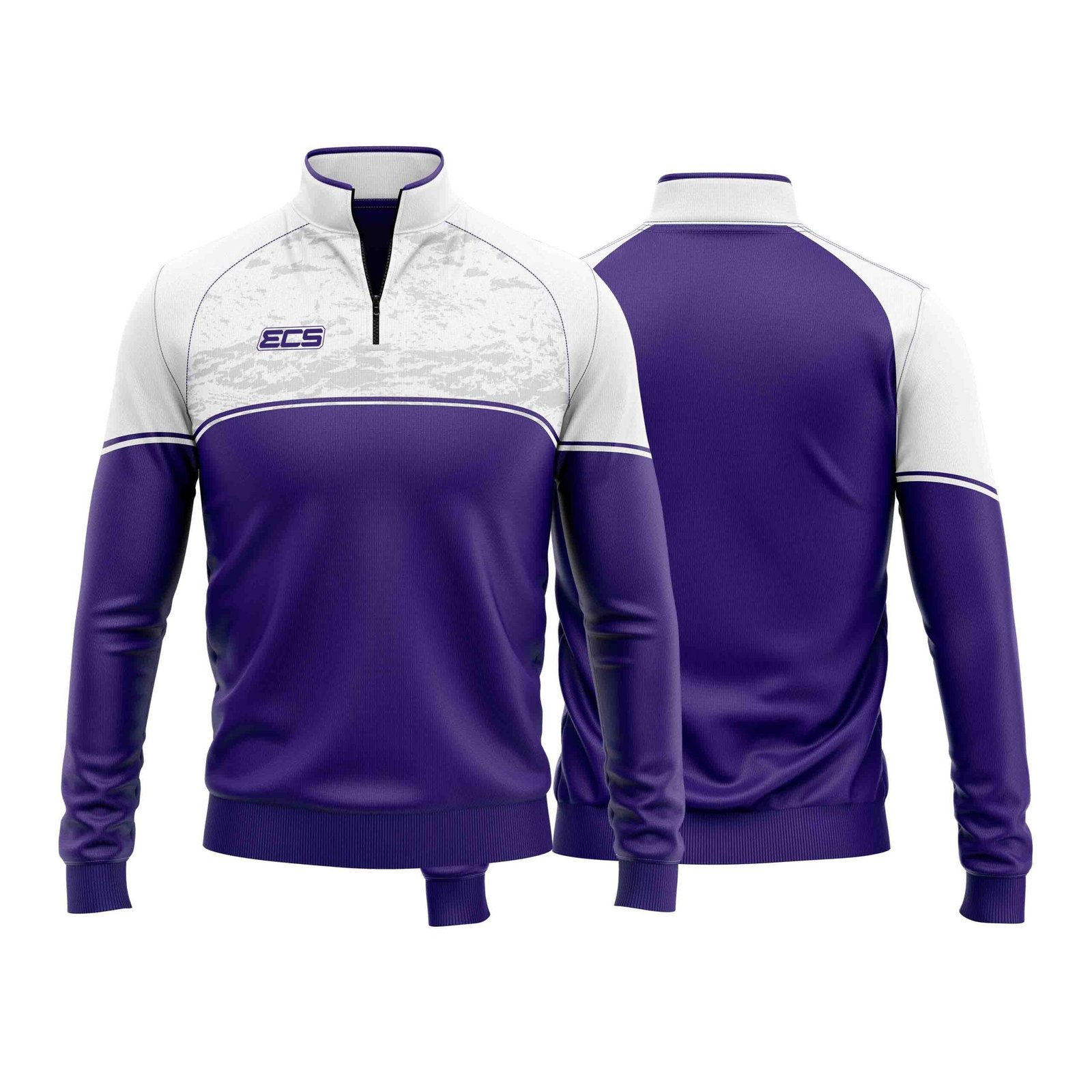 ECS Quarter‑Zip Training Top – Zenith (Range 5) - C2 | Semi‑Custom Teamwear