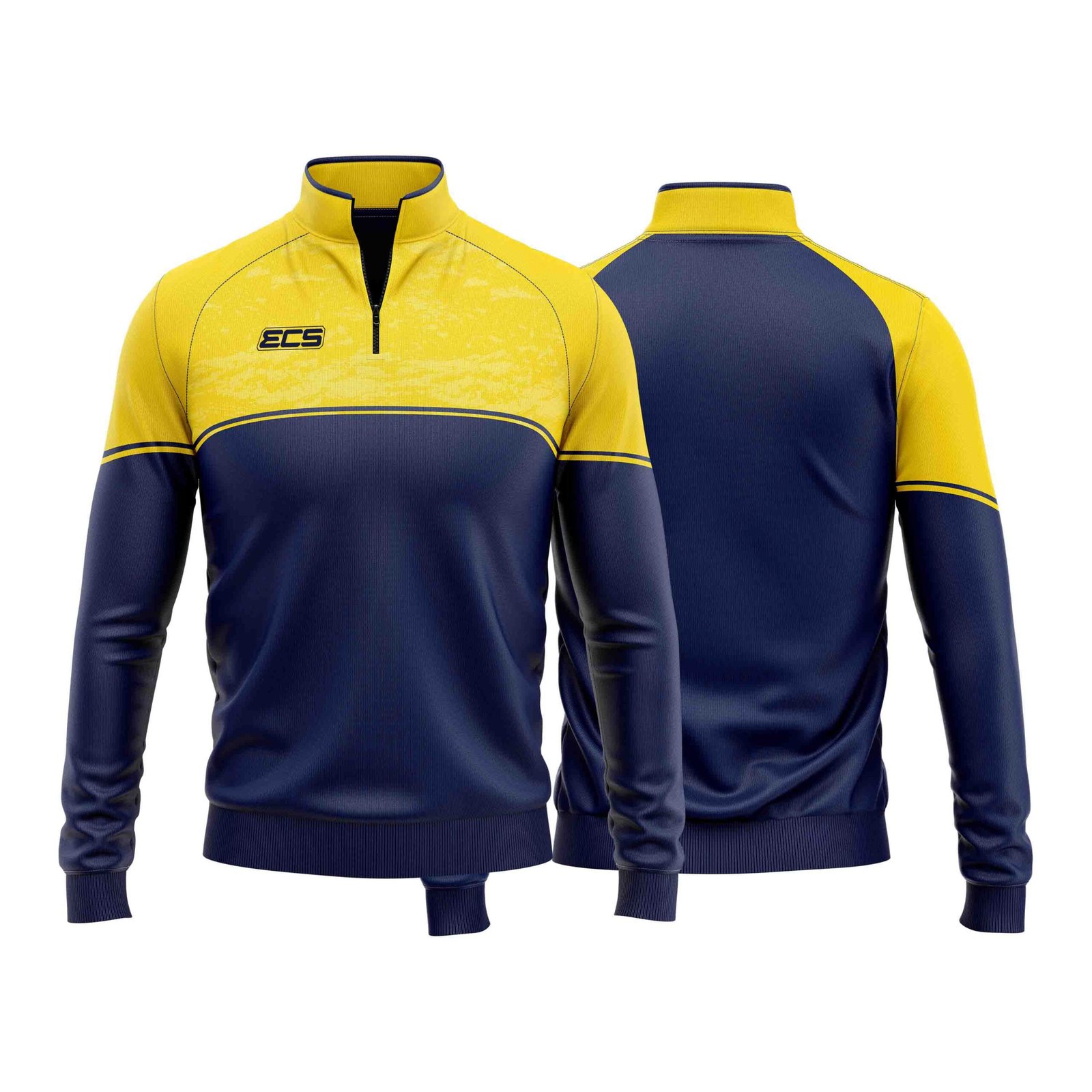 ECS Quarter‑Zip Training Top – Zenith (Range 5) - C12 | Semi‑Custom Teamwear